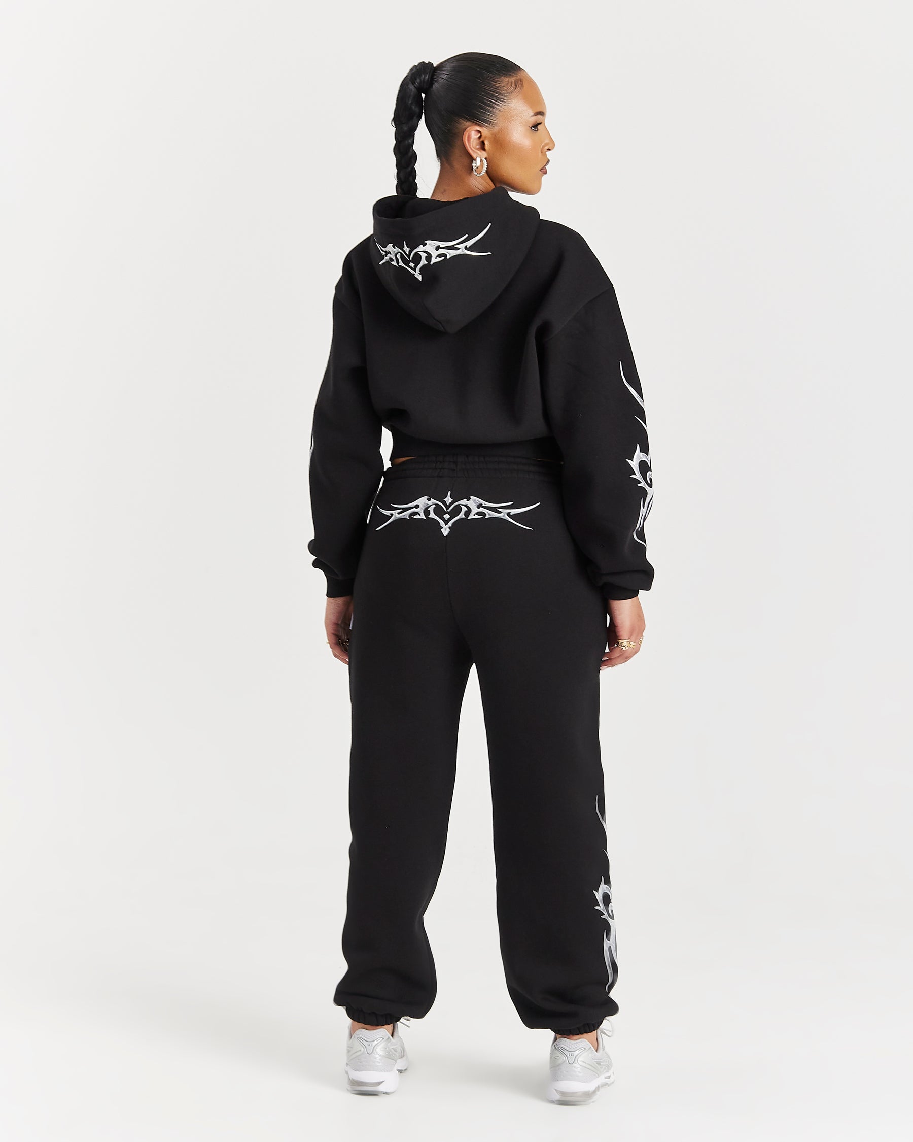 Spark Oversized Joggers - Black/Silver