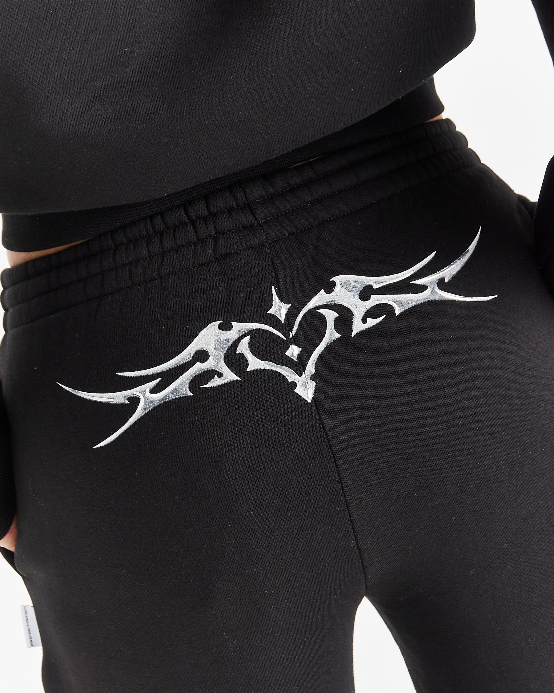 Spark Oversized Joggers - Black/Silver