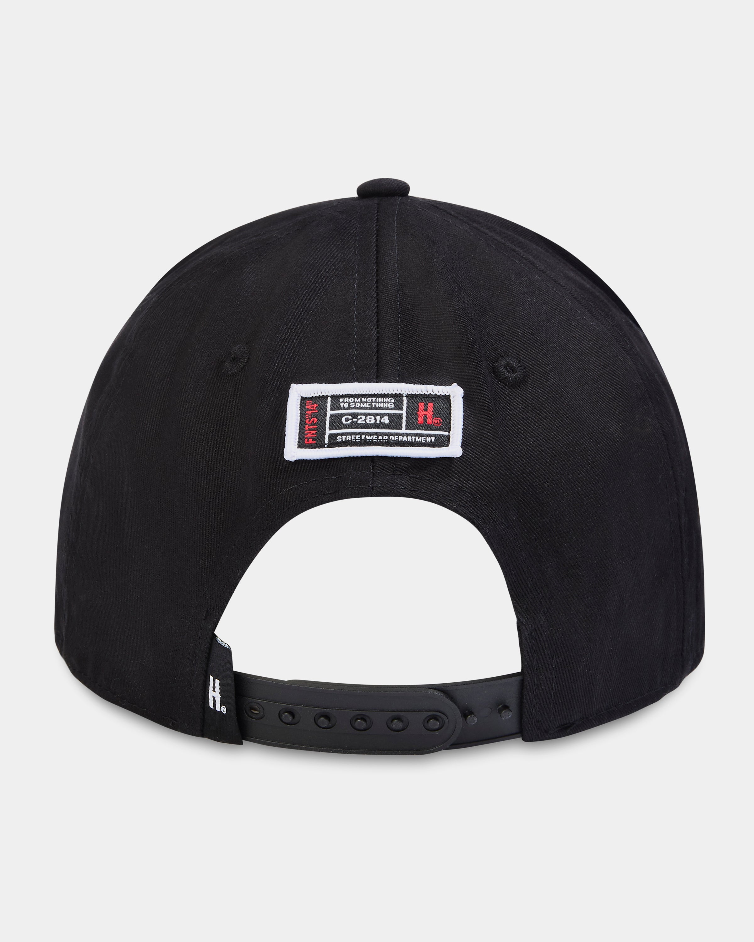 Cappellino Scripture a 5 pannelli - Nero/Rosso/Grigio