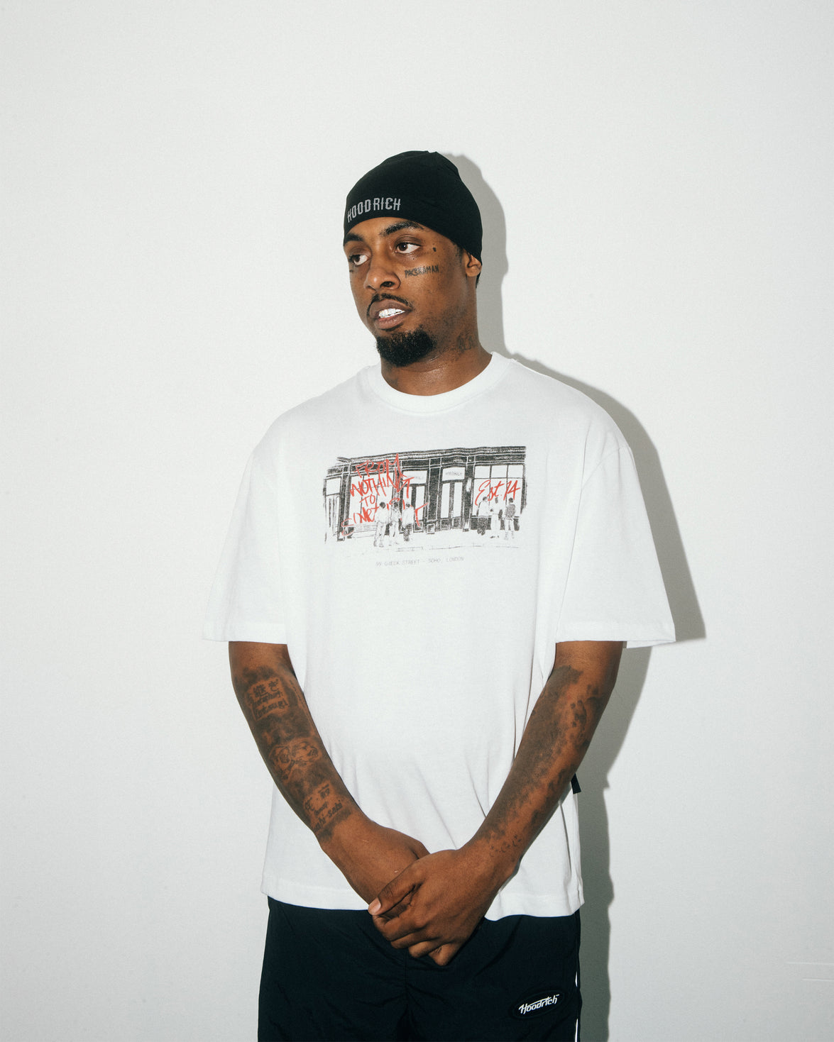 Fifty Nine Oversized T-Shirt - White/Black/Red