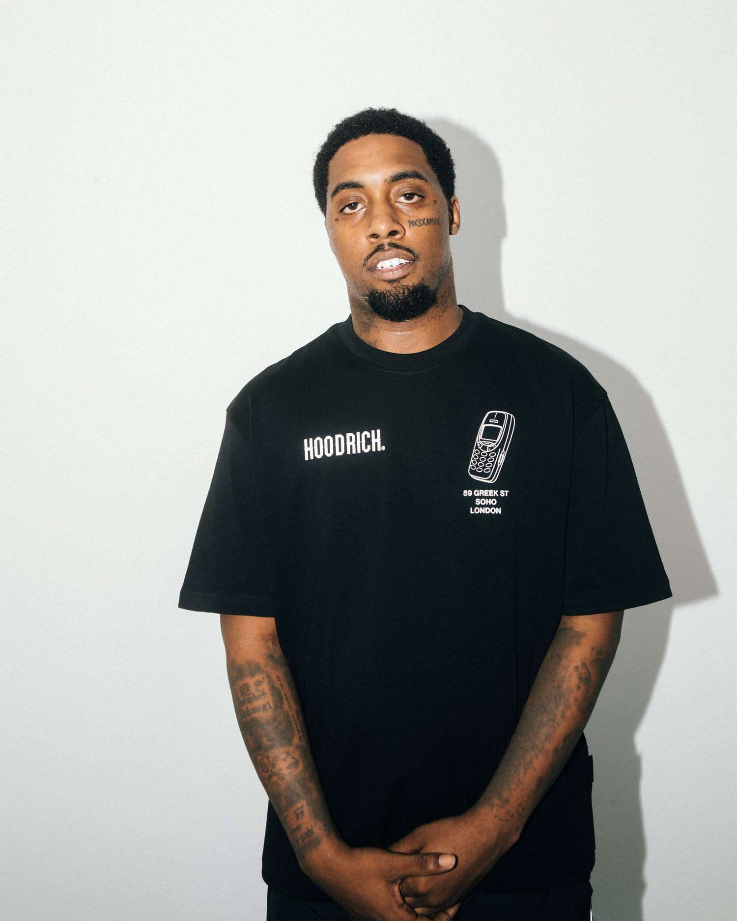 Where You At Oversized T-Shirt - Black/White