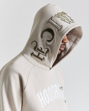 Heat Hoodie - Silver Gray/Olive/White