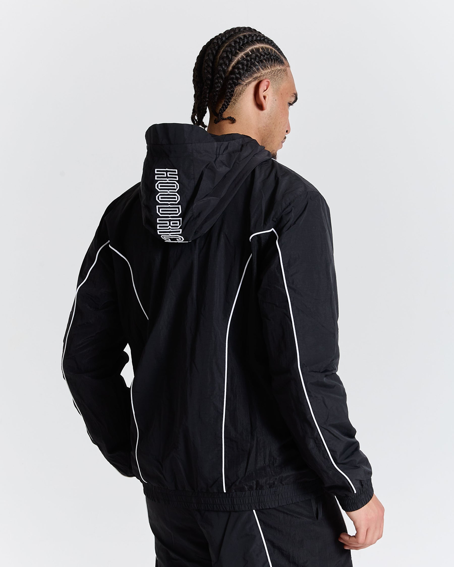 Chaser H Panel Windbreaker - Black