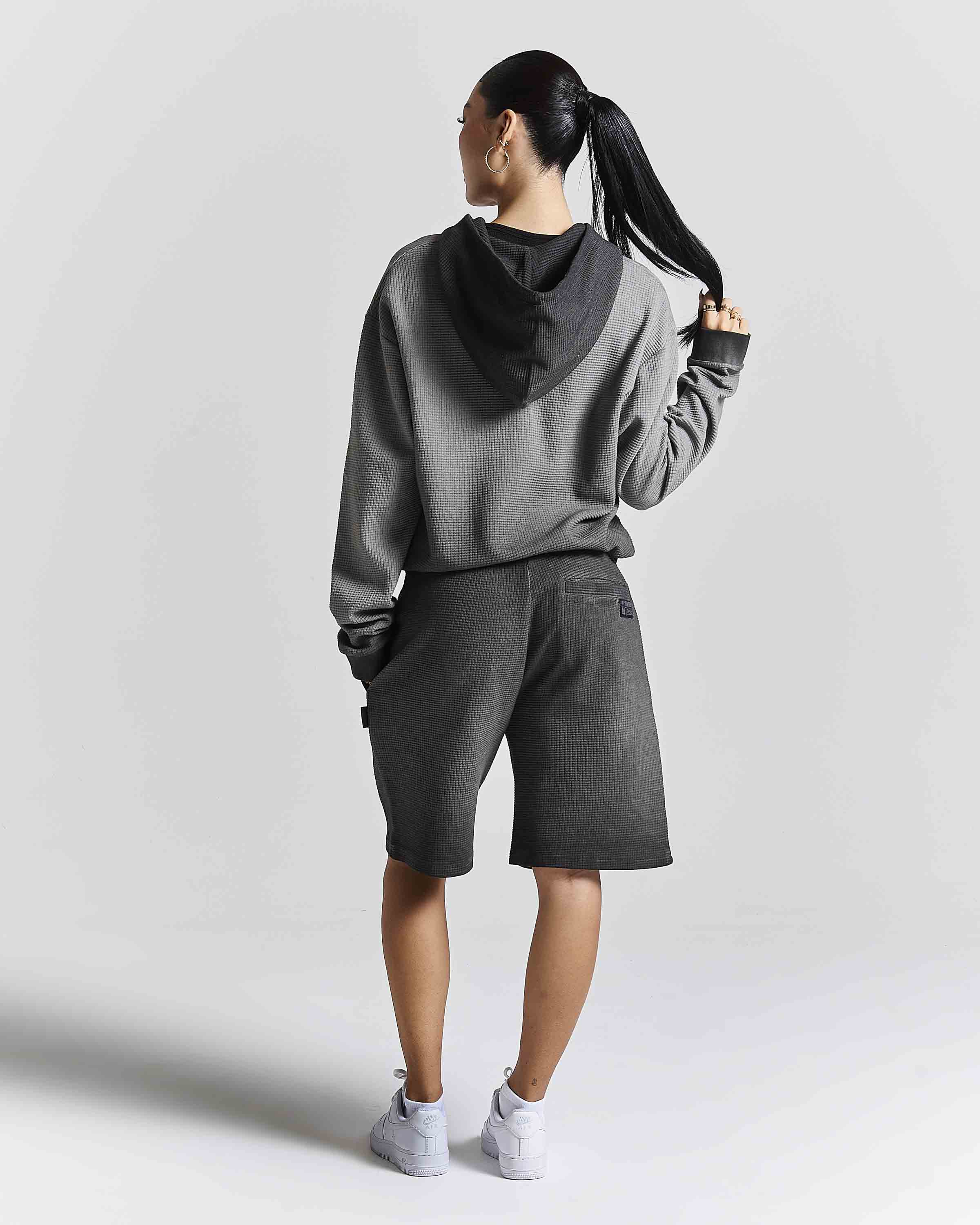 Felpa con cappuccio Fuel Zip Through - Nera