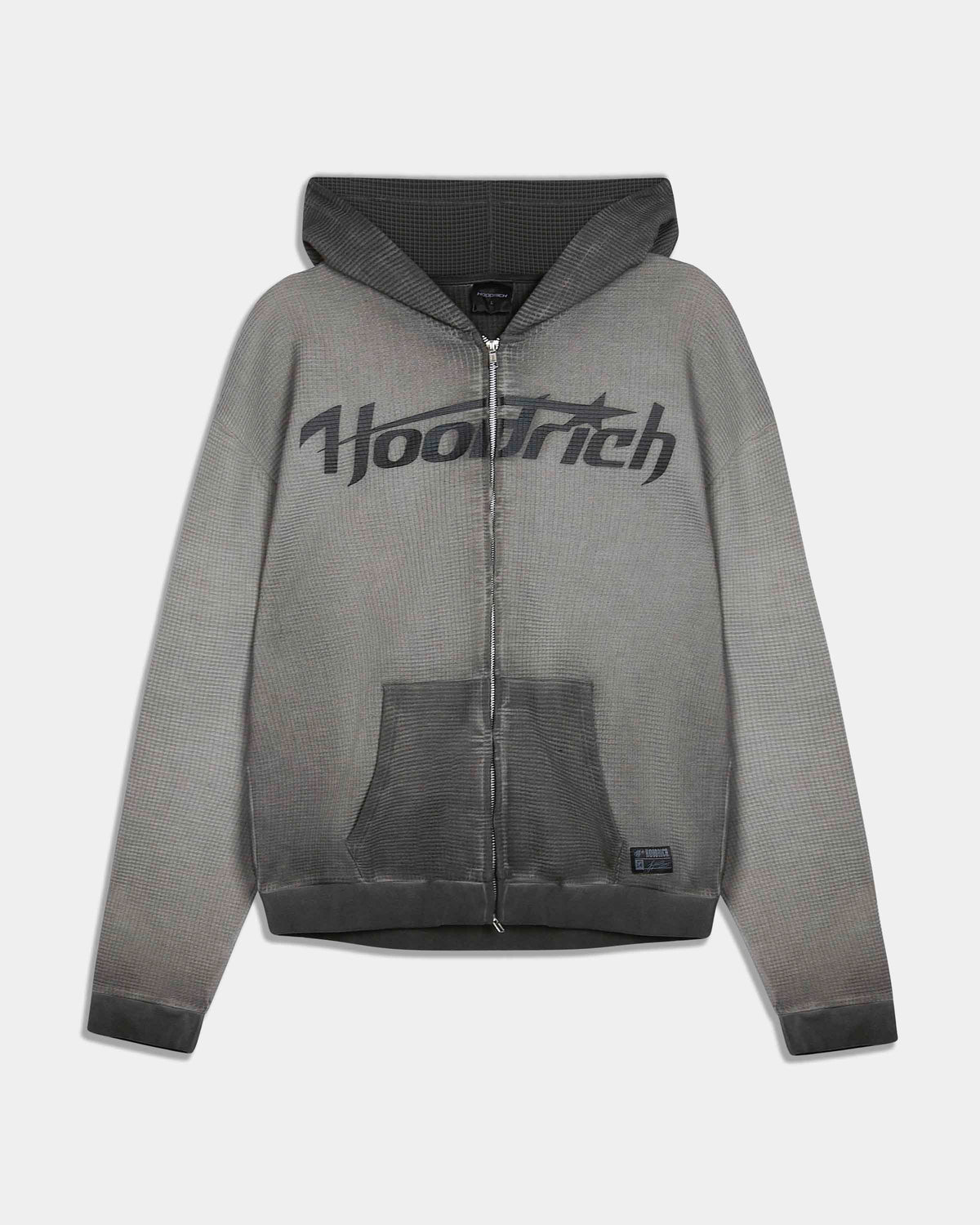 Felpa con cappuccio Fuel Zip Through - Nera