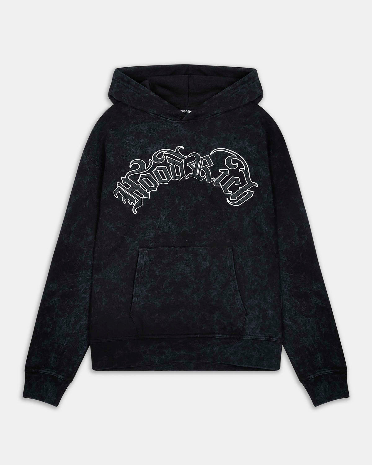 Felpa con Cappuccio Oversize Nocturn - NERO/BIANCO