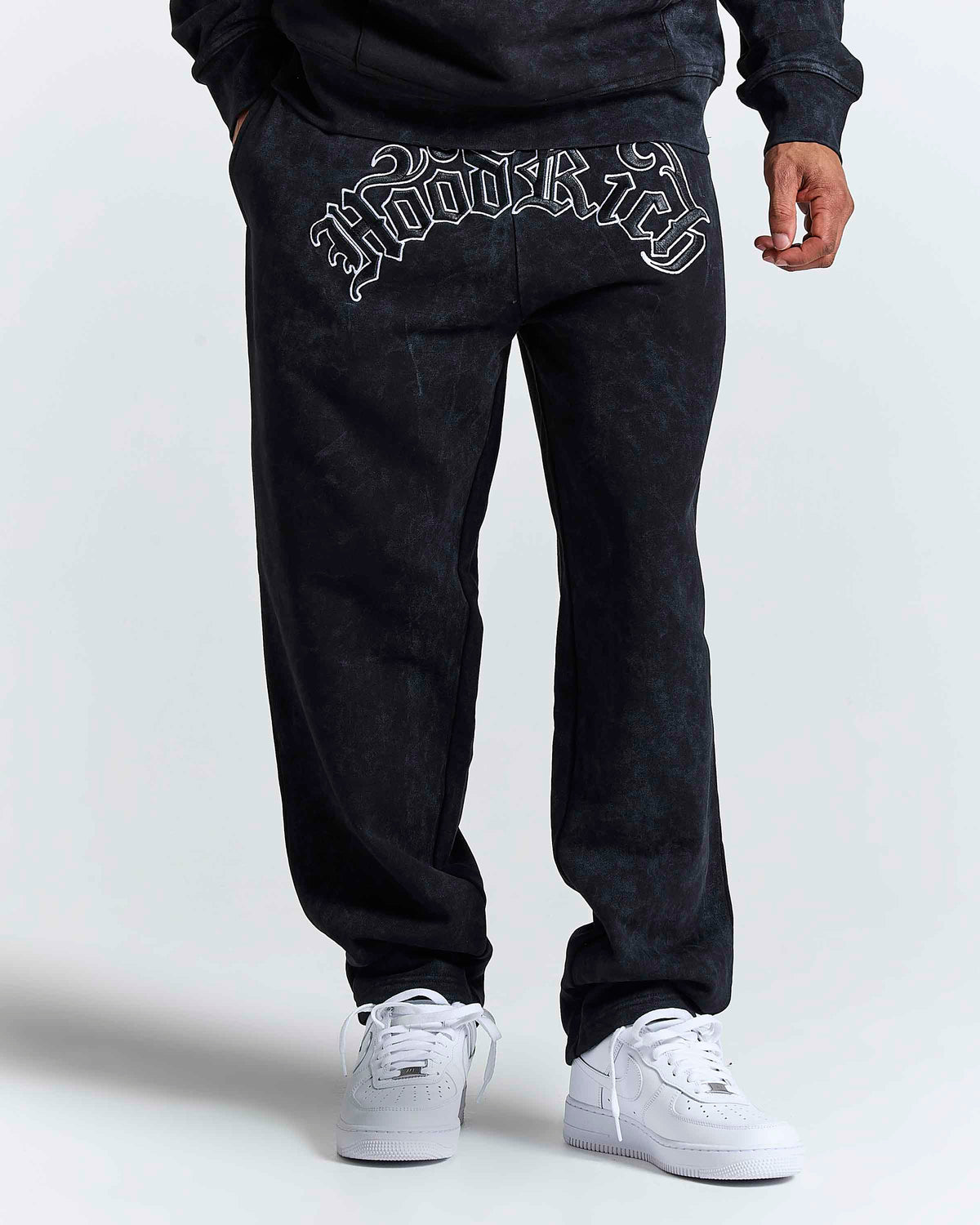 Jogger Oversize Orlo Vivo Nocturn - NERO/BIANCO
