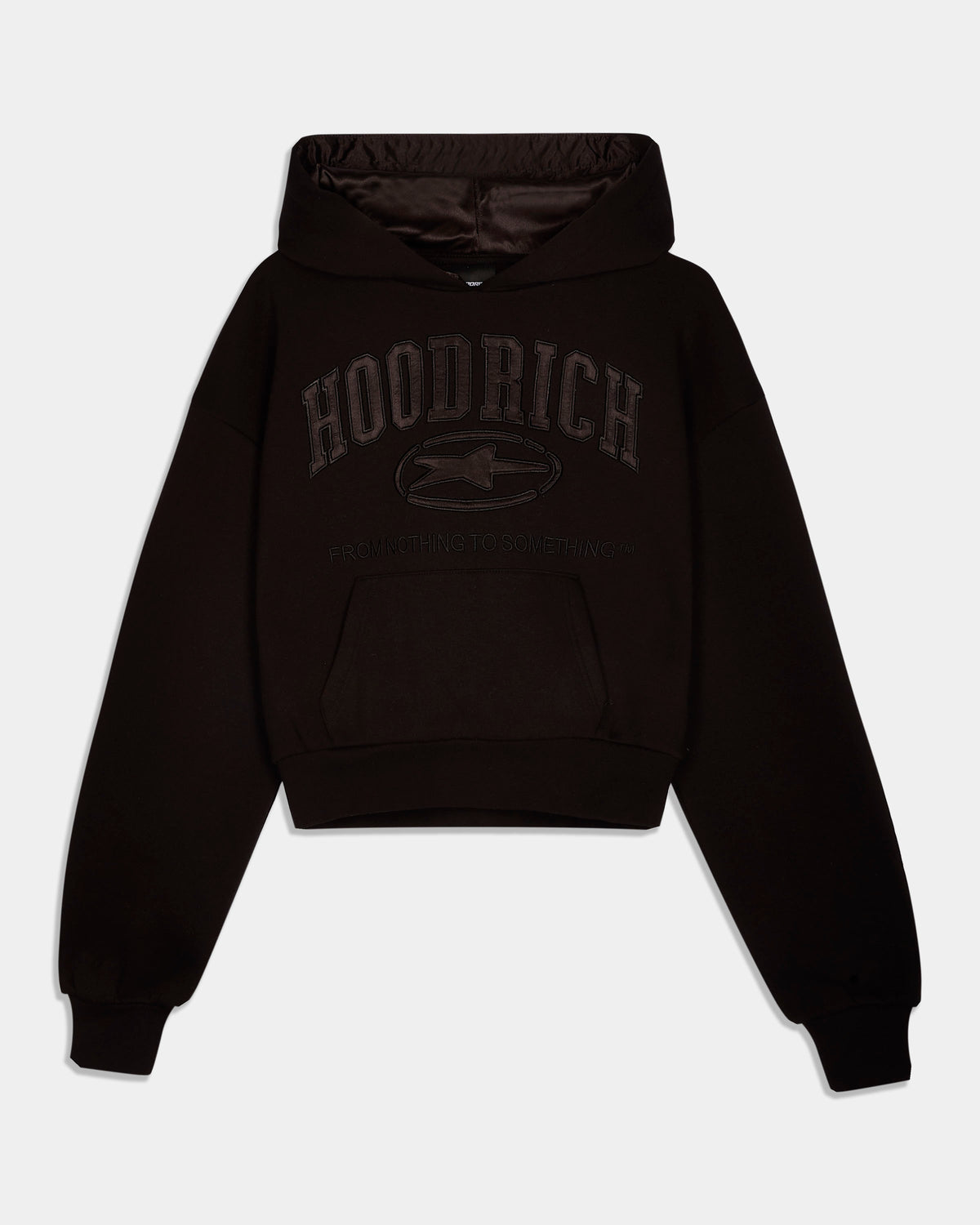 Women's Aegis Cropped Hoodie - Black