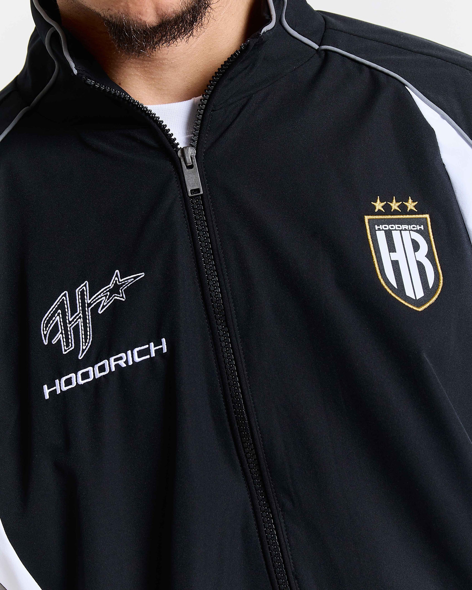 Glide Away Football Shell Jacket - Black