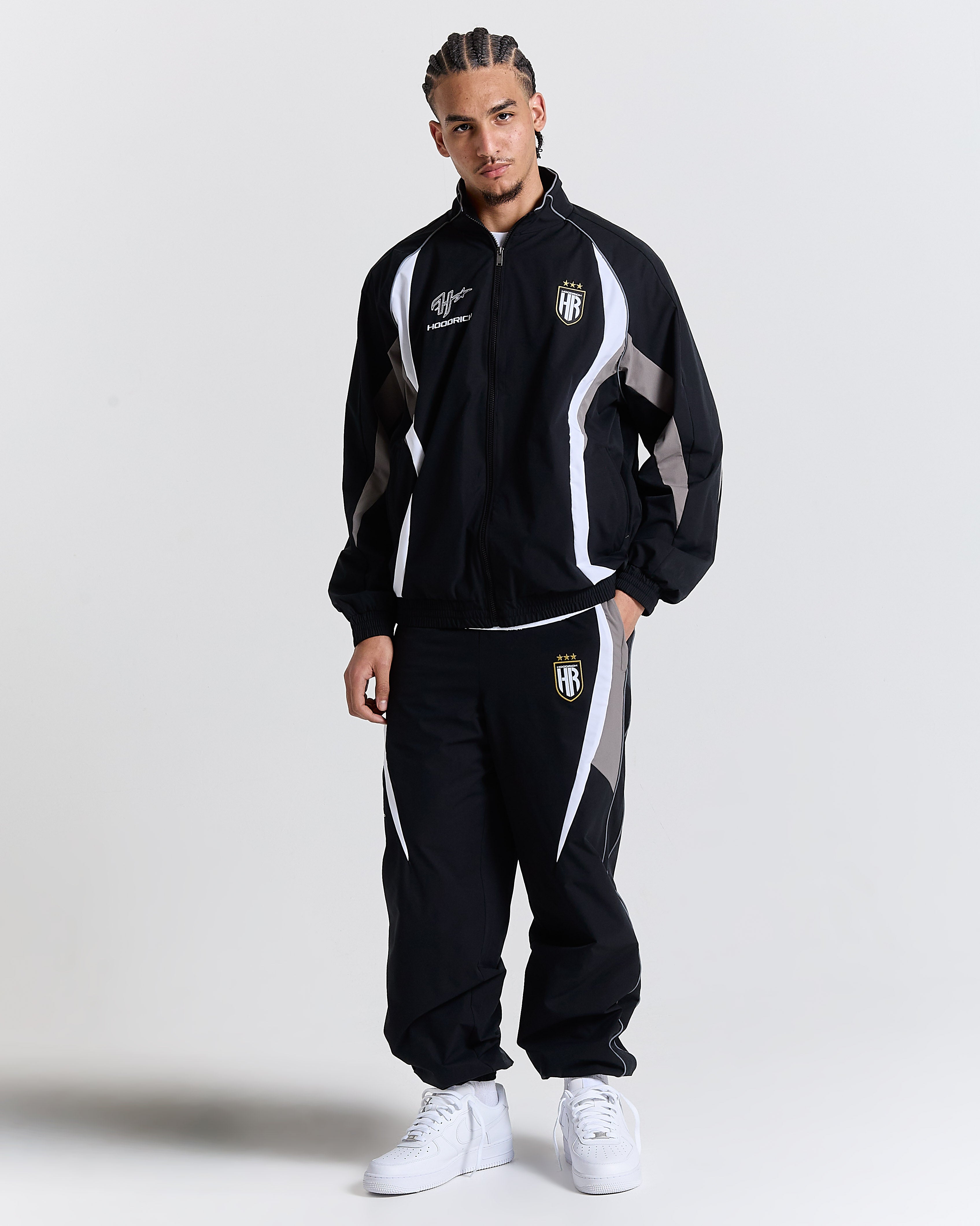 Glide Away Football Shell Tracksuit - Black