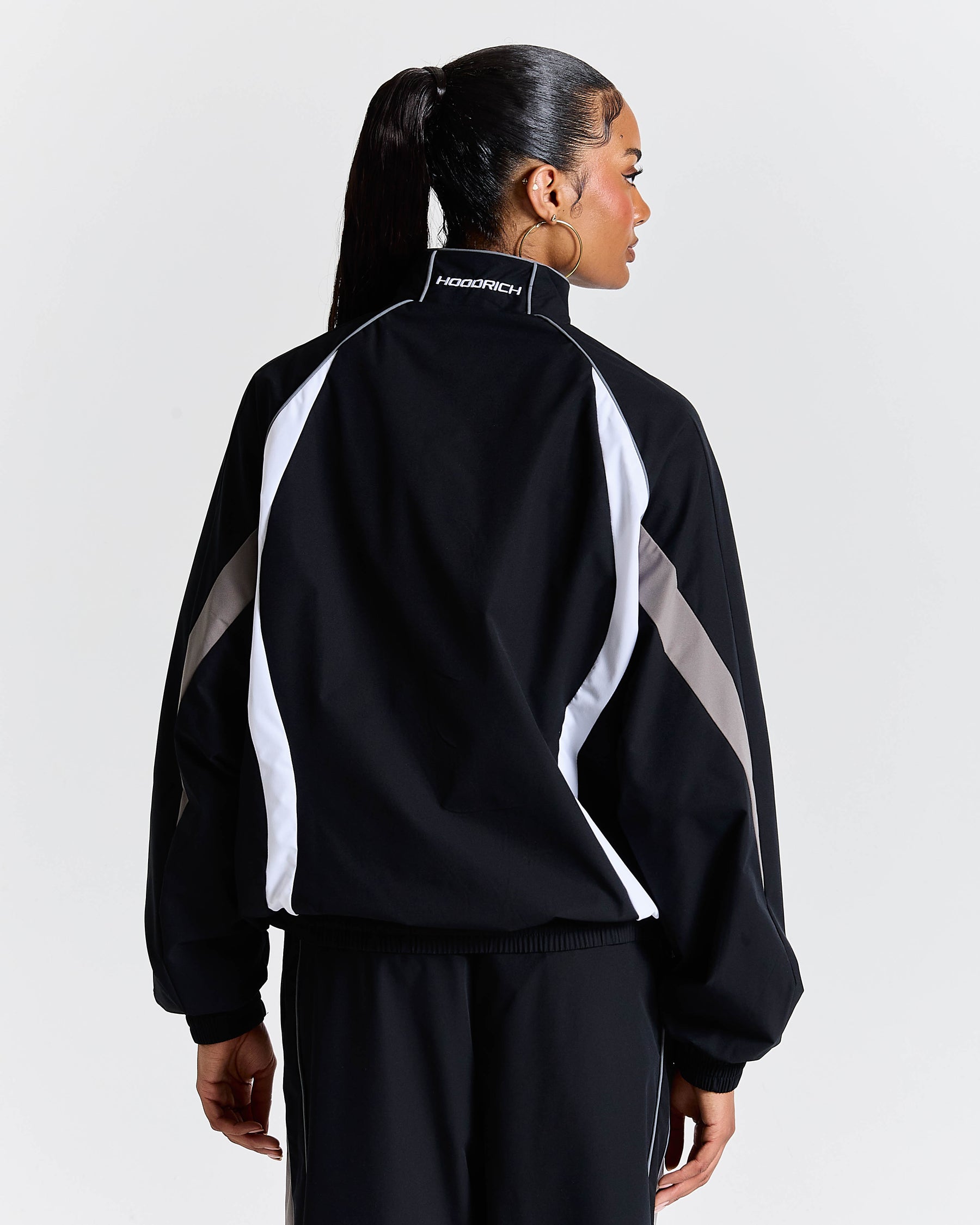 Glide Away Football Shell Jacket - Black