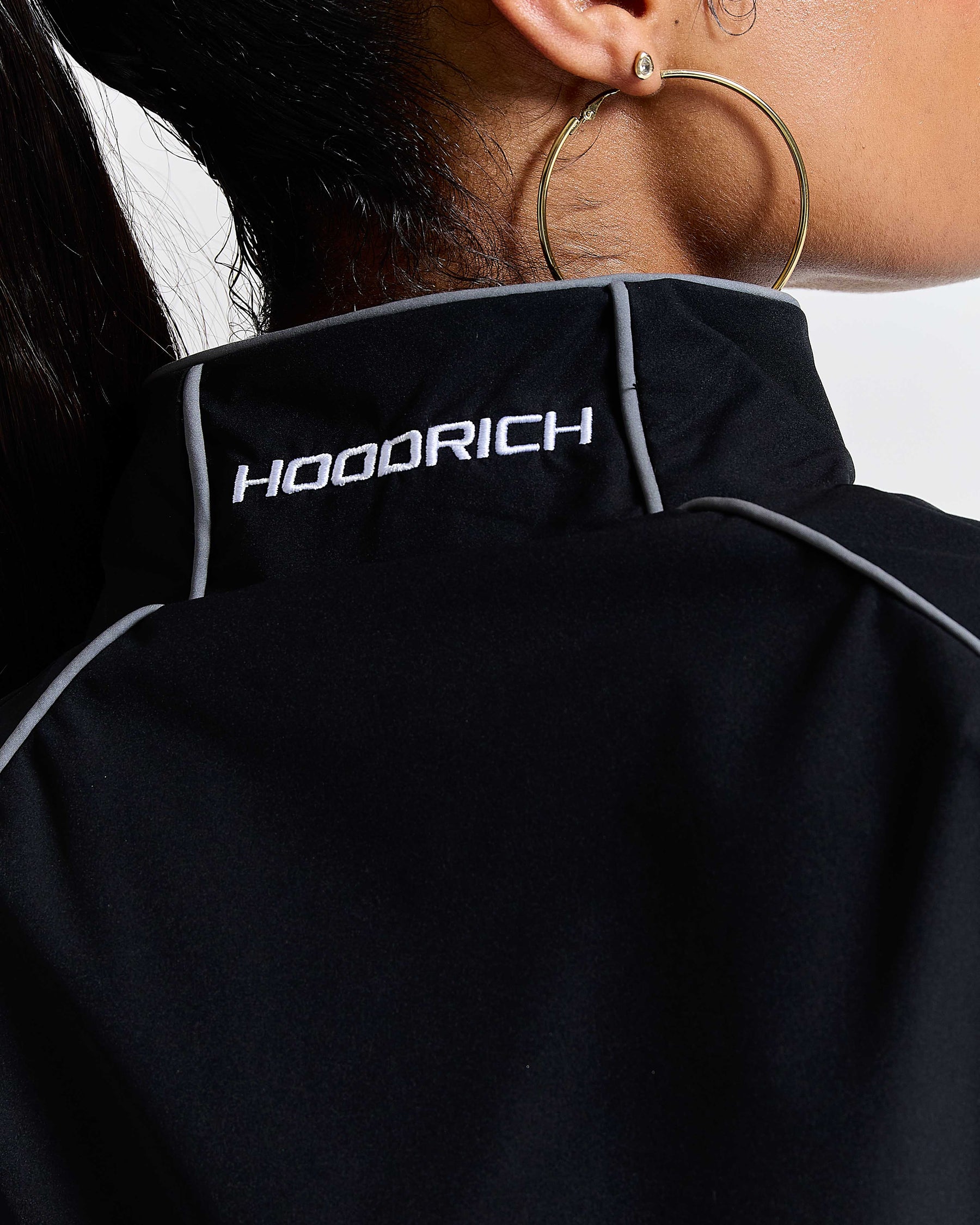 Glide Away Football Shell Jacket - Black