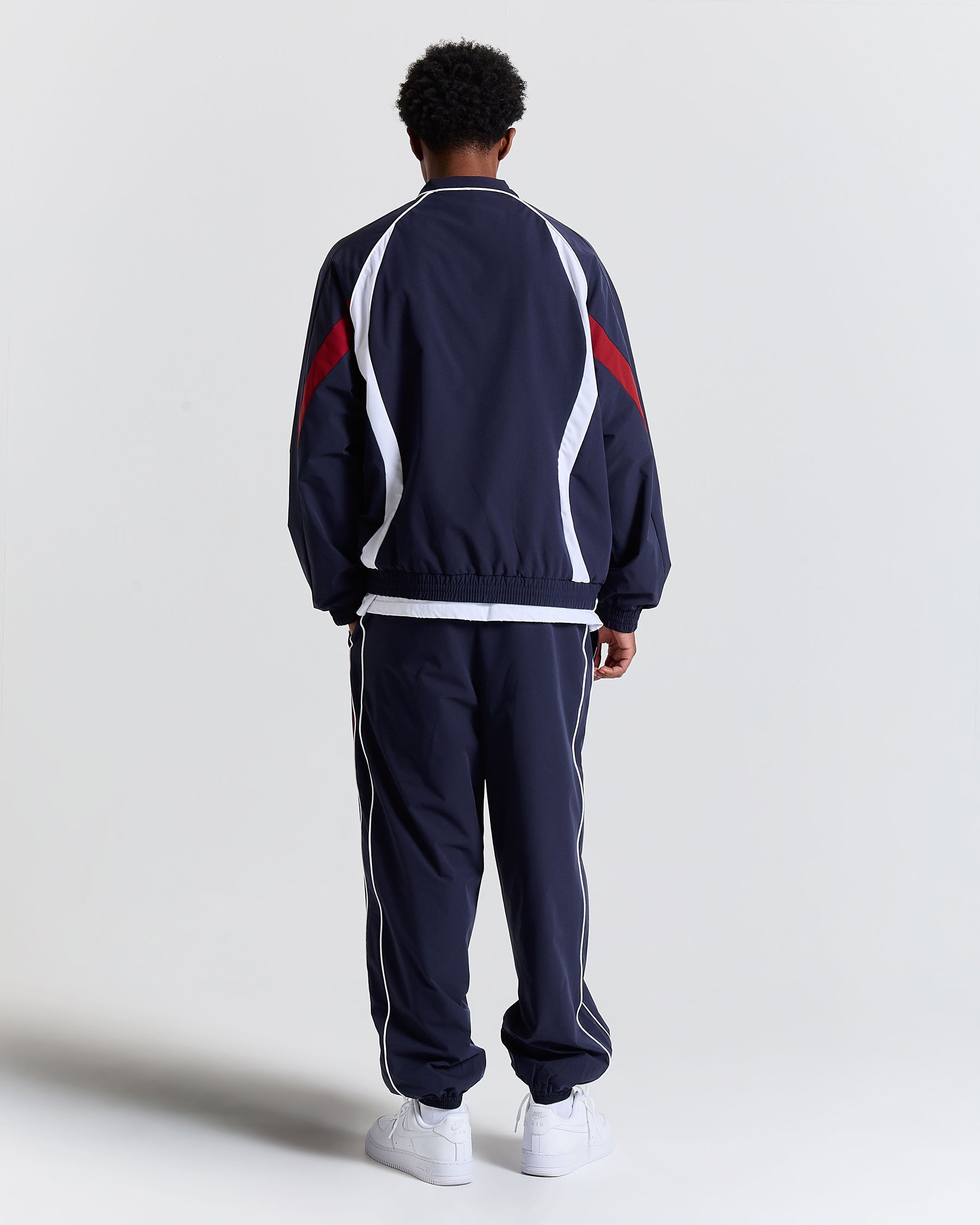 Glide Away Football Shell Jacket - Navy