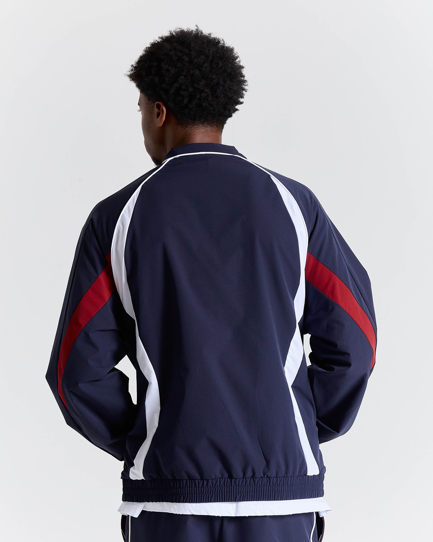 Glide Away Football Shell Jacket - Navy