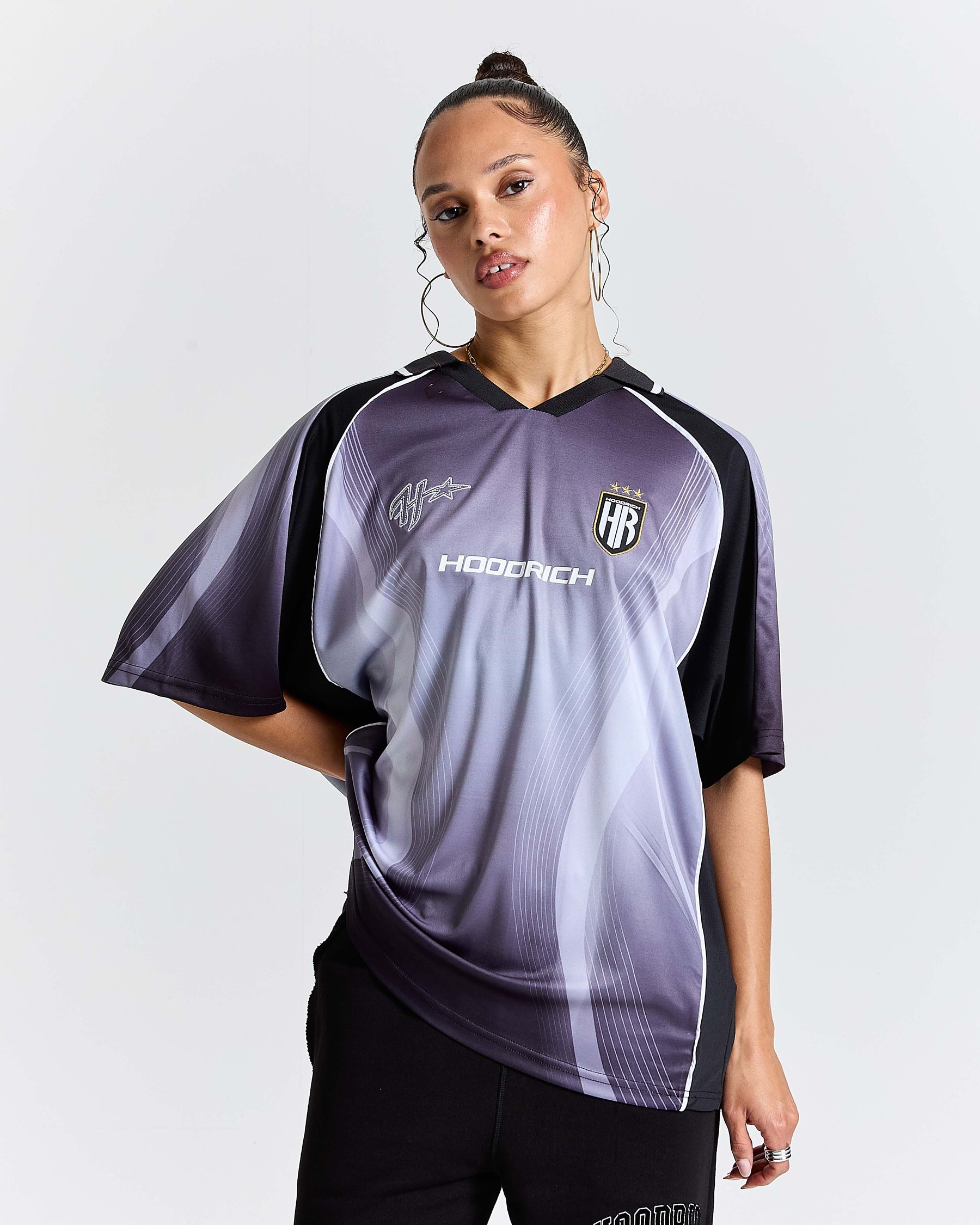 Glide Home Football Kit Shirt - Black