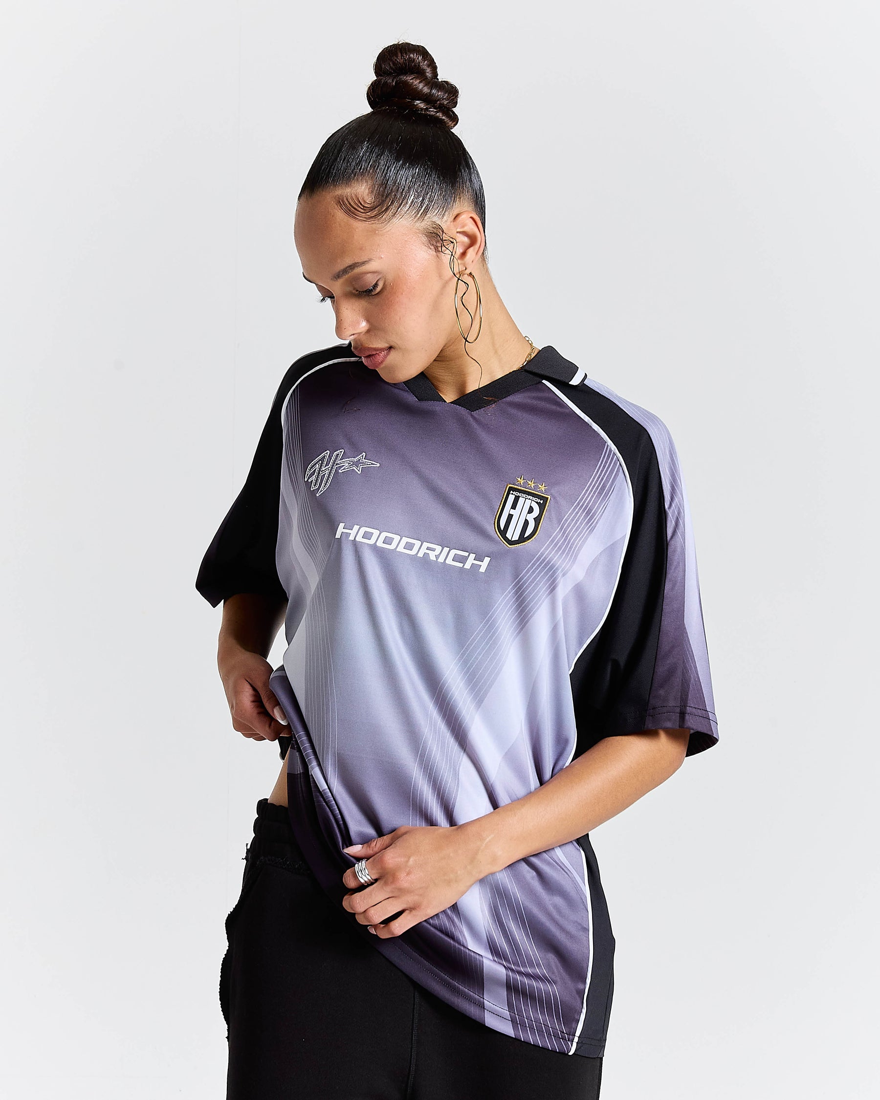 Glide Home Football Kit Shirt - Black