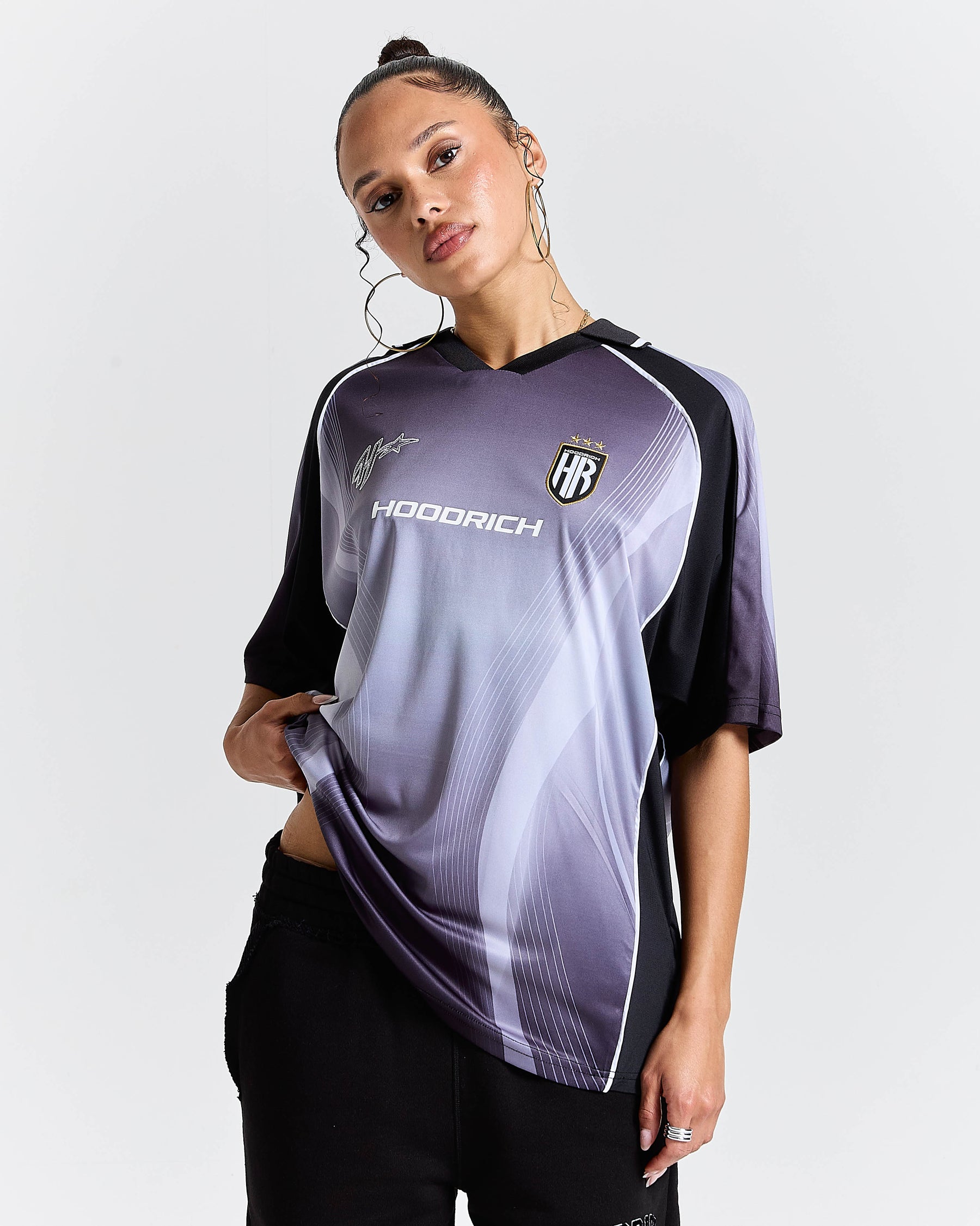 Glide Home Football Kit Shirt - Black