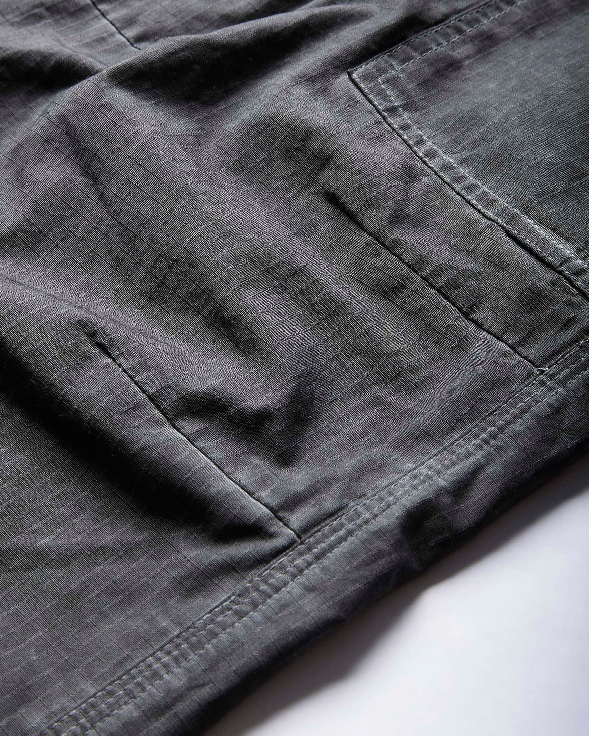 Pantaloni Cargo Cast in Ripstop - Nero Delavé