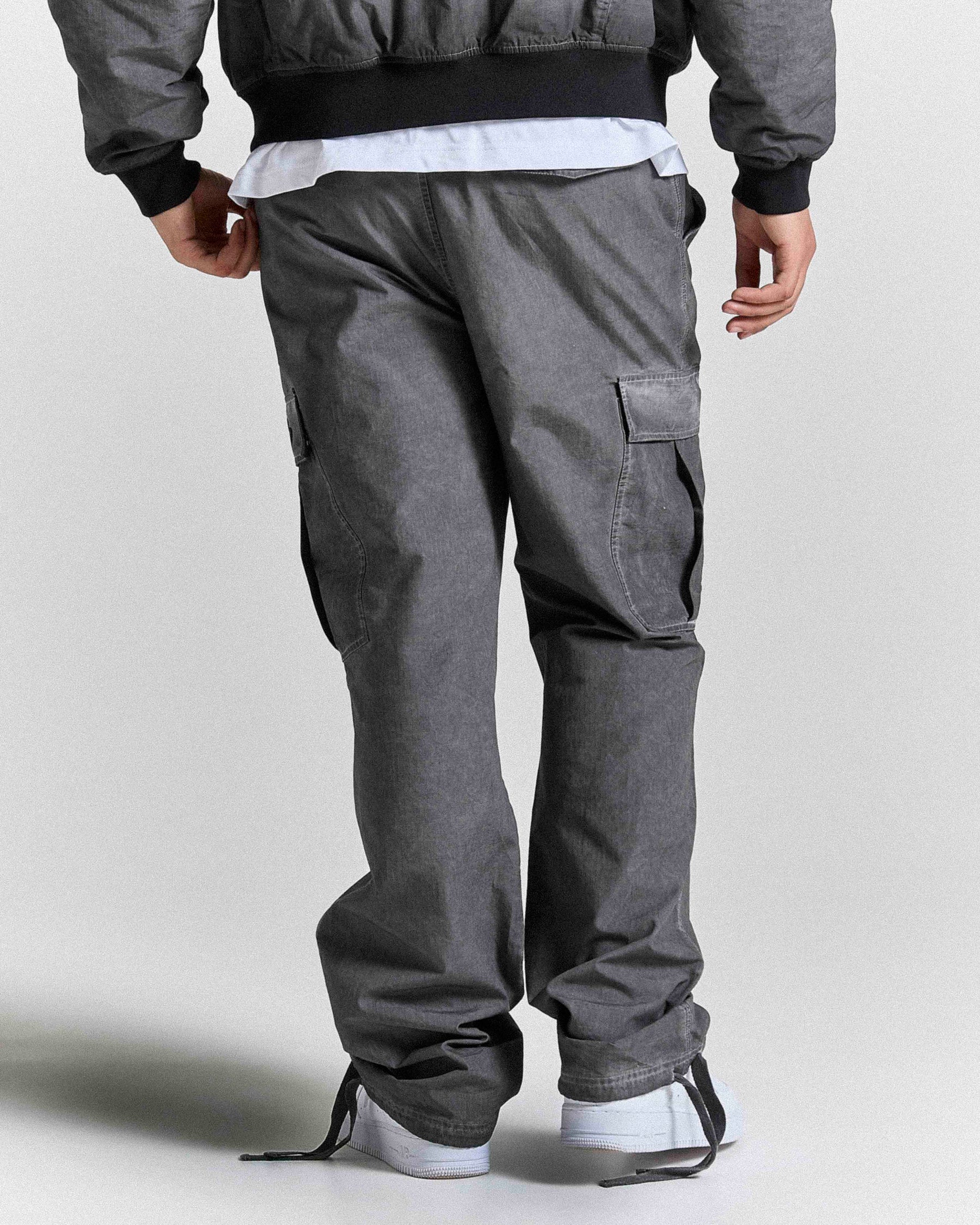 Cast Ripstop Cargo Pants - Washed Black