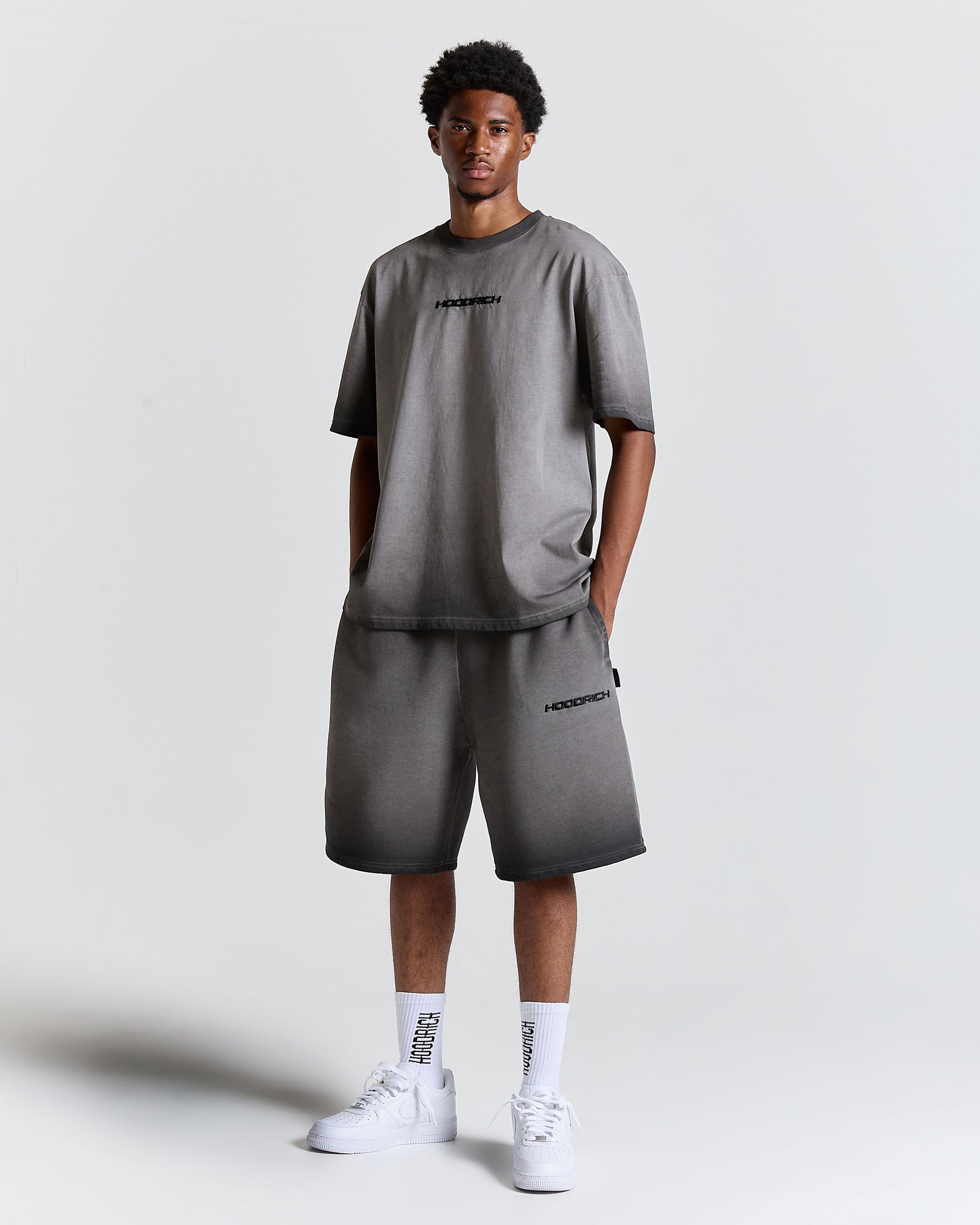 Ghost Oversizded T Shirt - Black Oil Wash