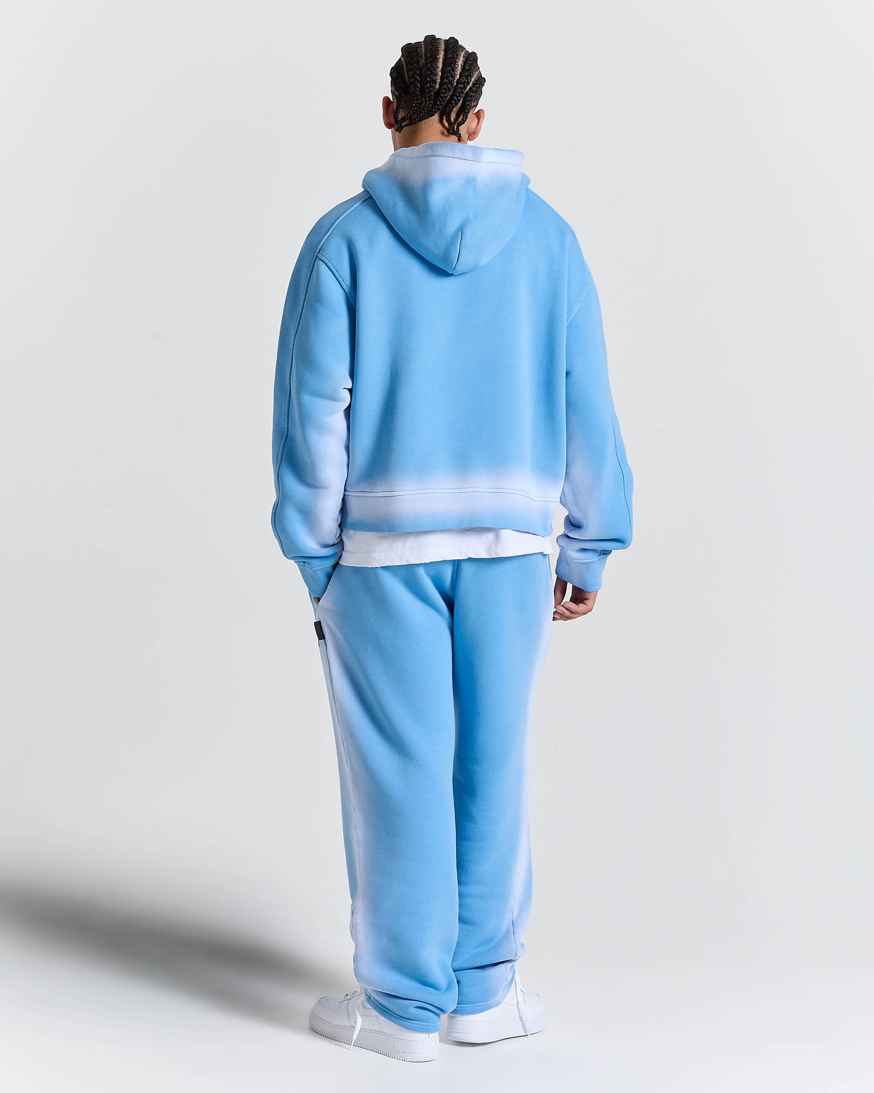 Men's Ghost Boxy Fit Hoodie - Blue
