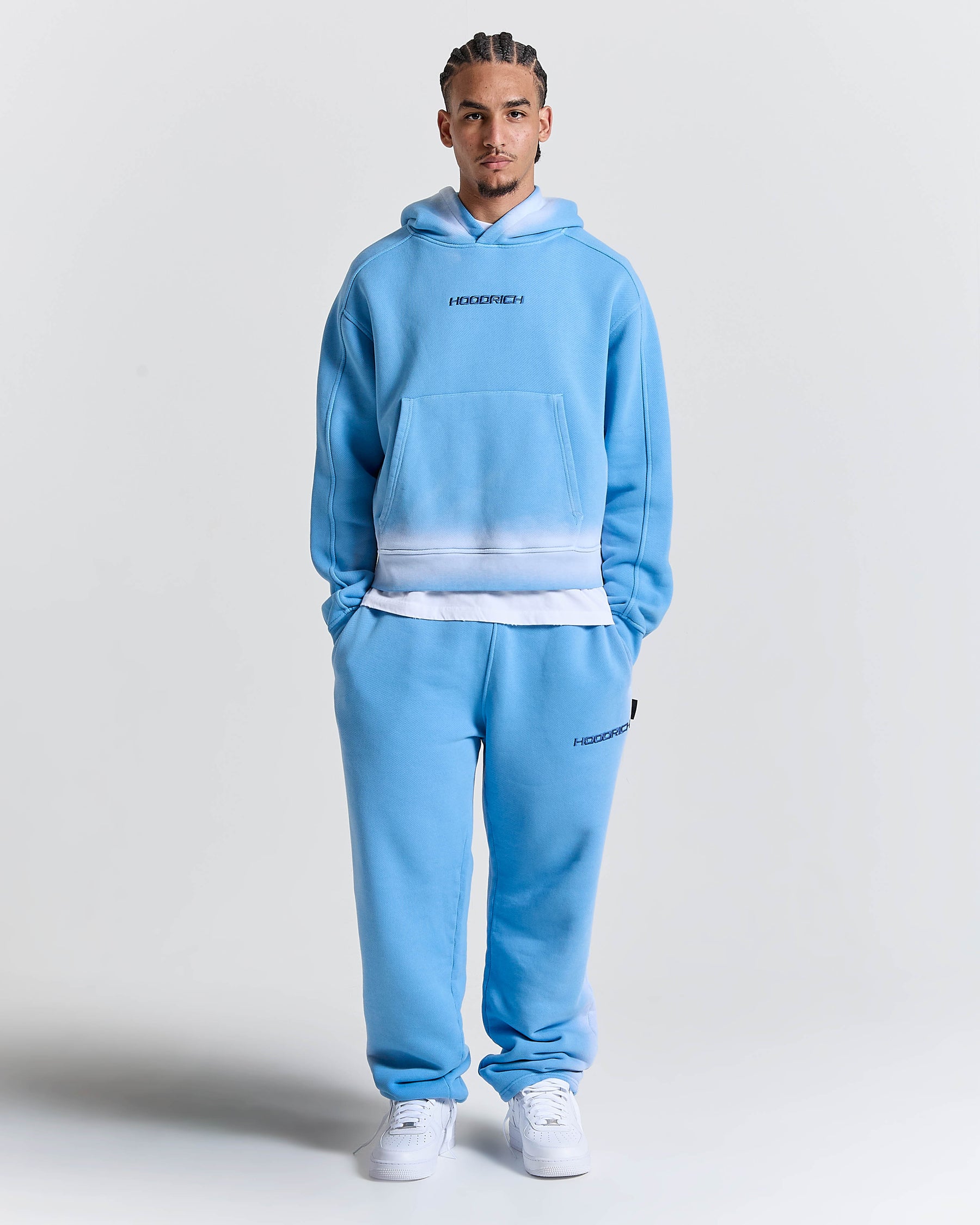 Men's Ghost Boxy Fit Hoodie - Blue