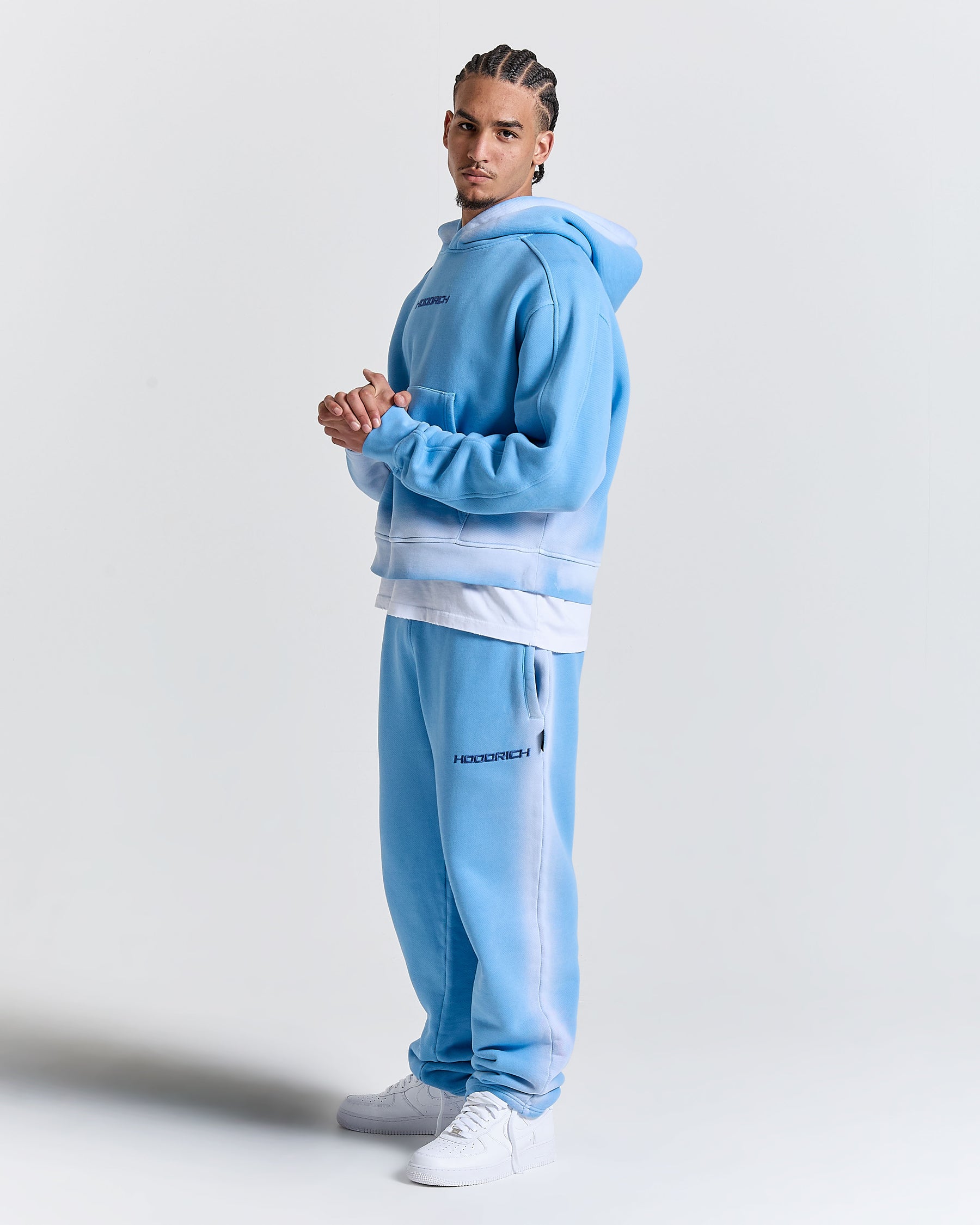 Men's Ghost Boxy Fit Hoodie - Blue