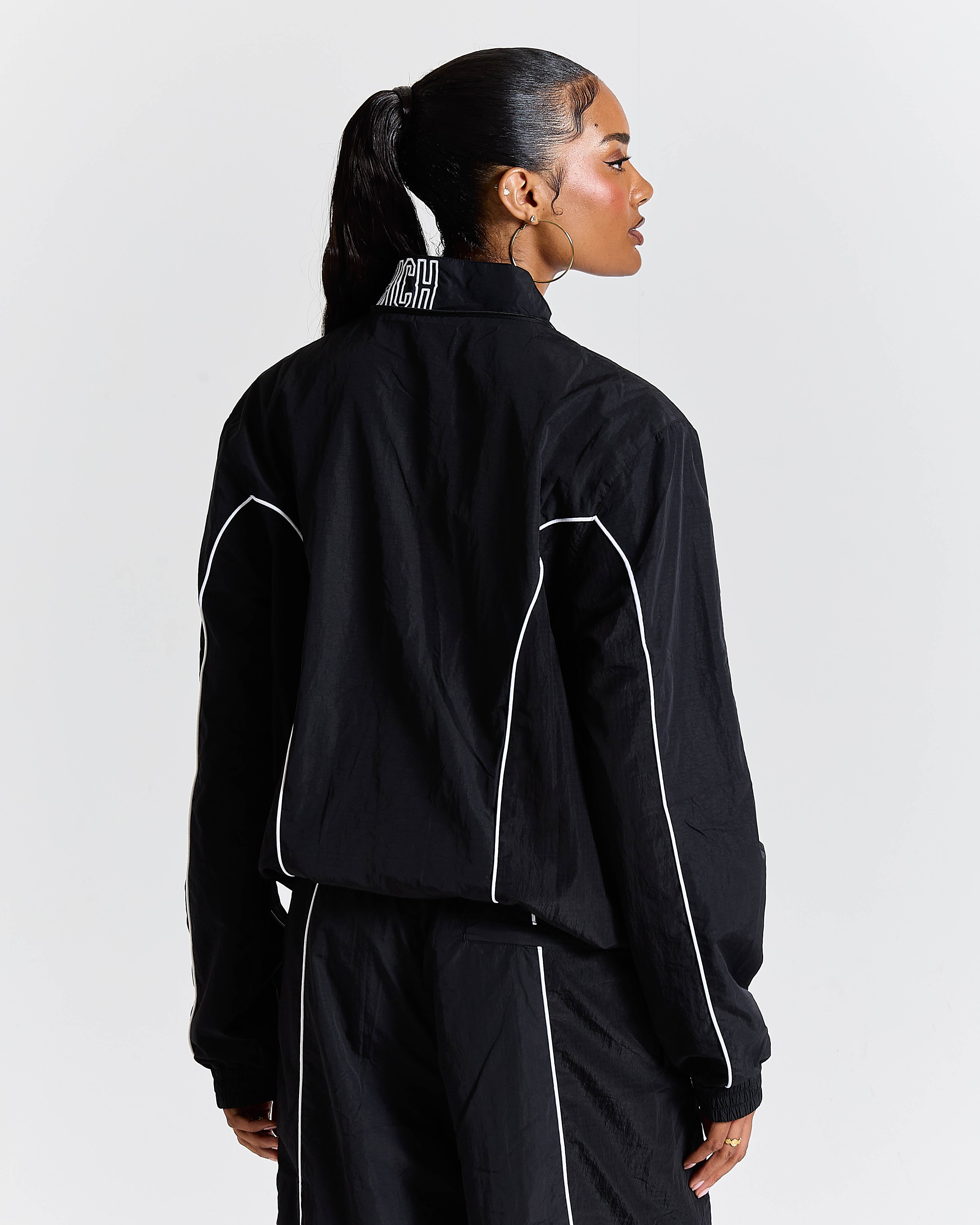 Women's Chaser H Full Tracksuit - Black