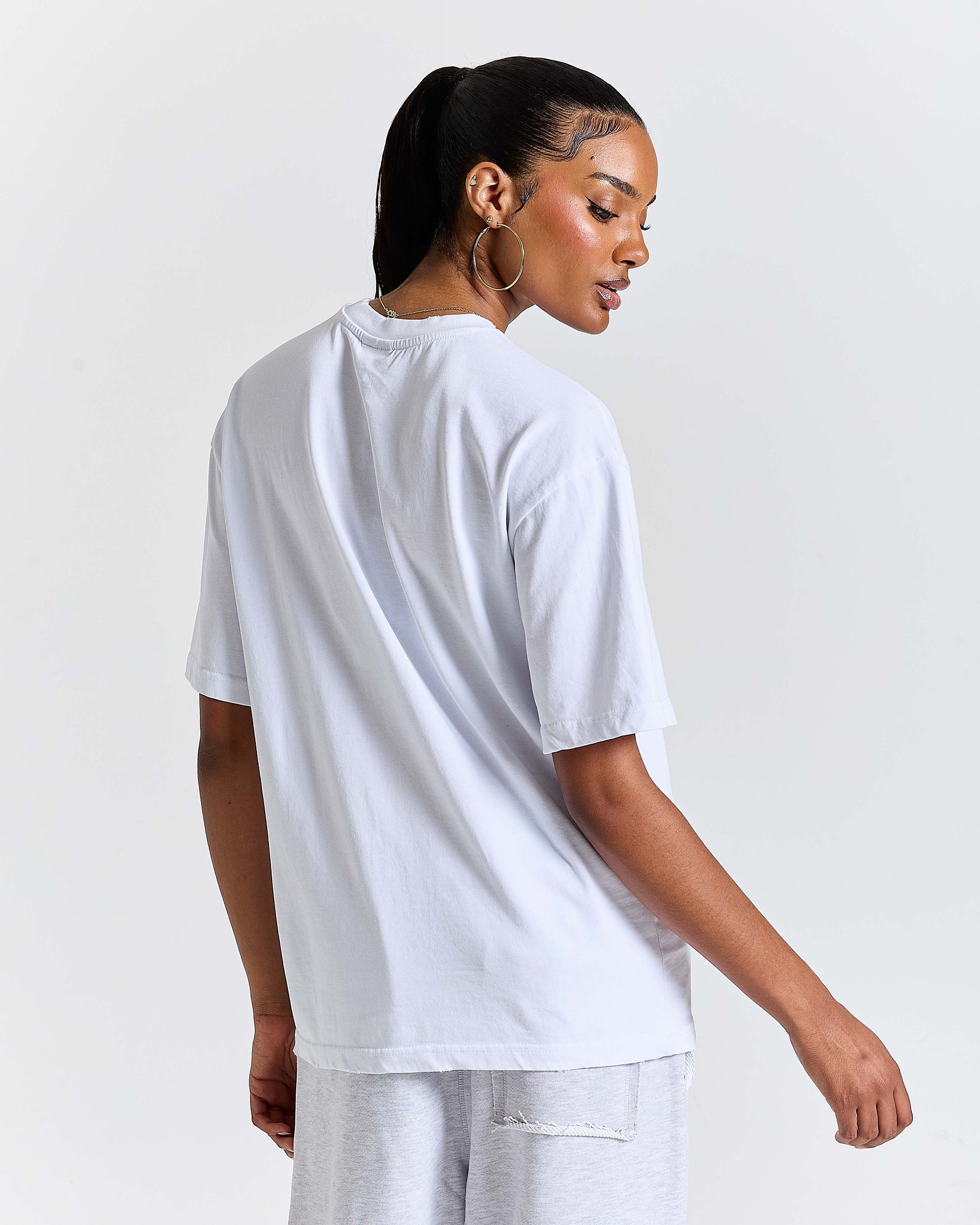 Fray Regular Fit Tee - White