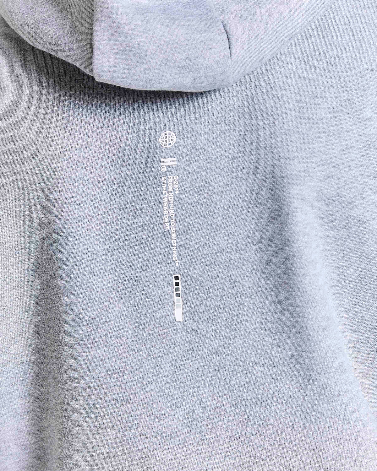 Tuta Fade - Grigio melange / Grigio / Bianco