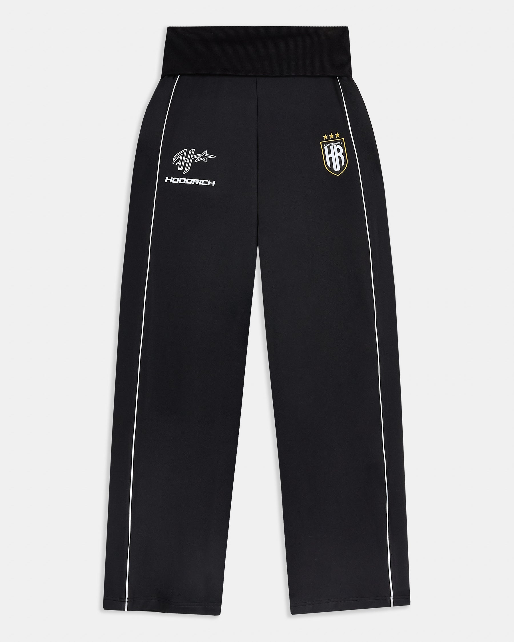 Glide Football Wide Leg Track Pants - Black
