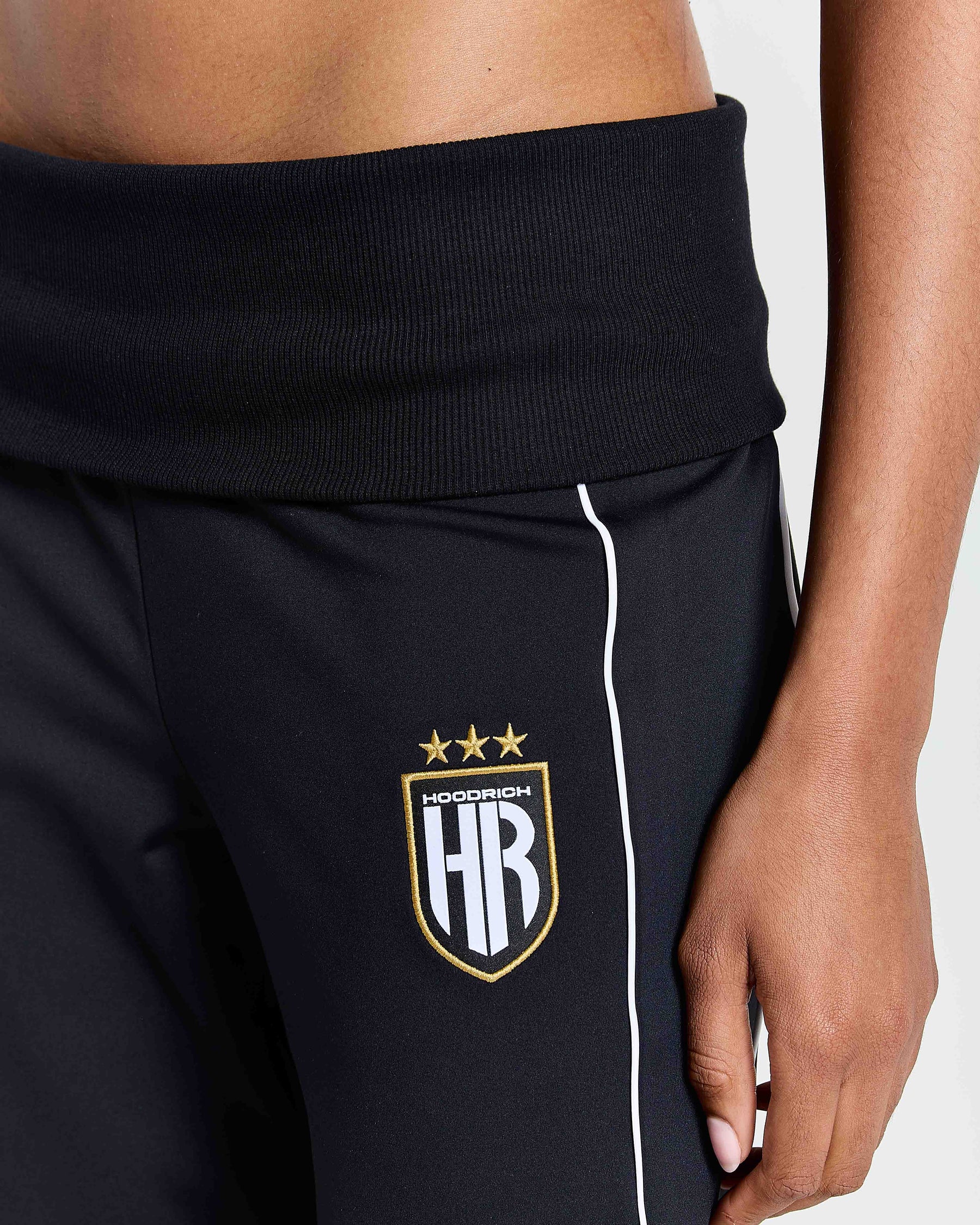 Glide Football Wide Leg Track Pants - Black