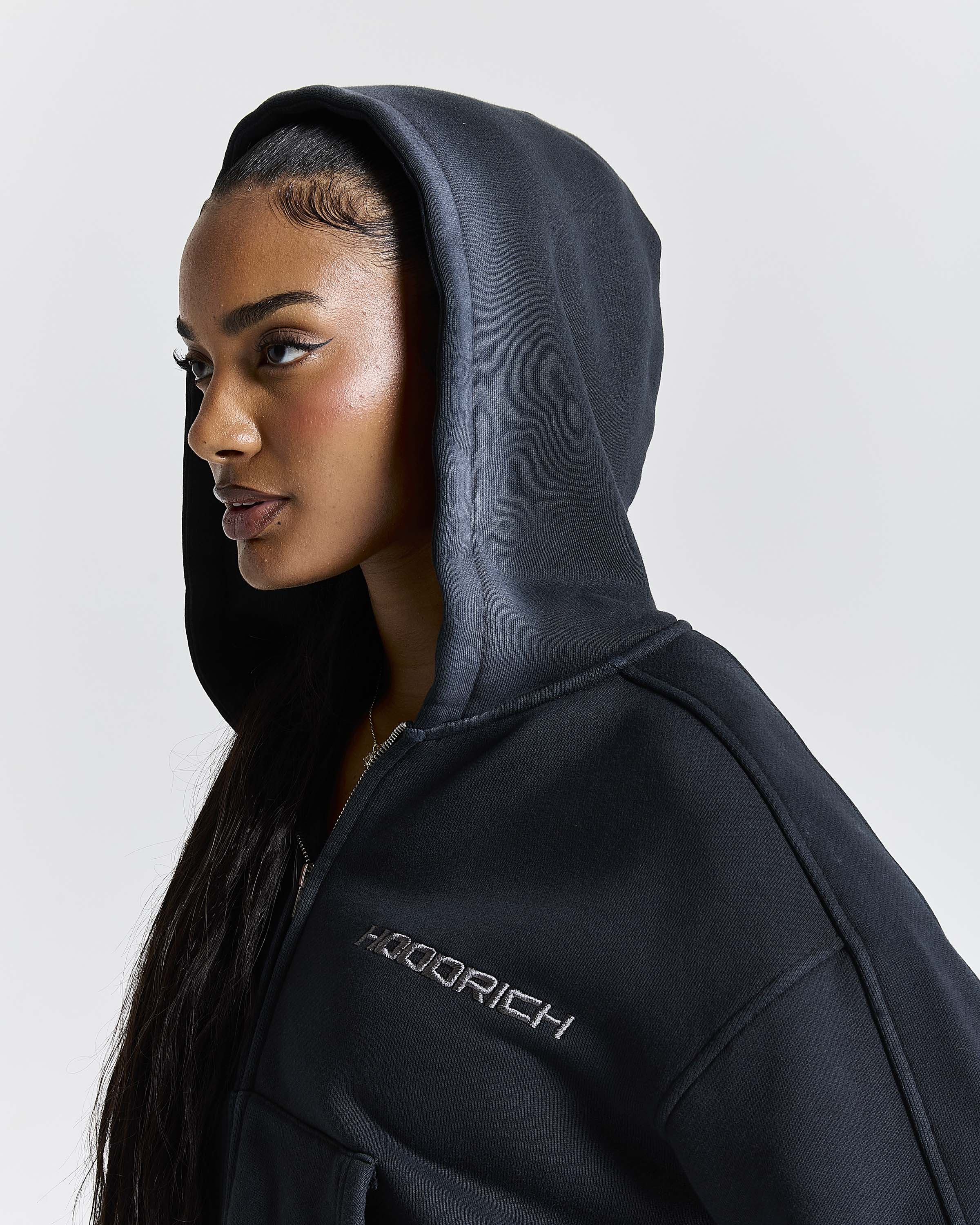 Women's Ghost Full Tracksuit - Black
