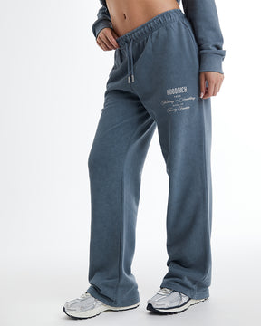 Equate Wide Leg Joggers - Acid Wash Grey