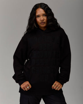 The Winner's Circle Embroidered Hoodie - Black