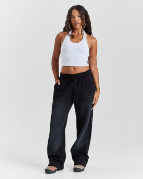 Aspen Gothic Halter Top - White