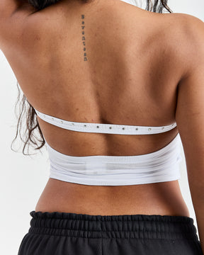 Aspen Gothic Halter Top - White