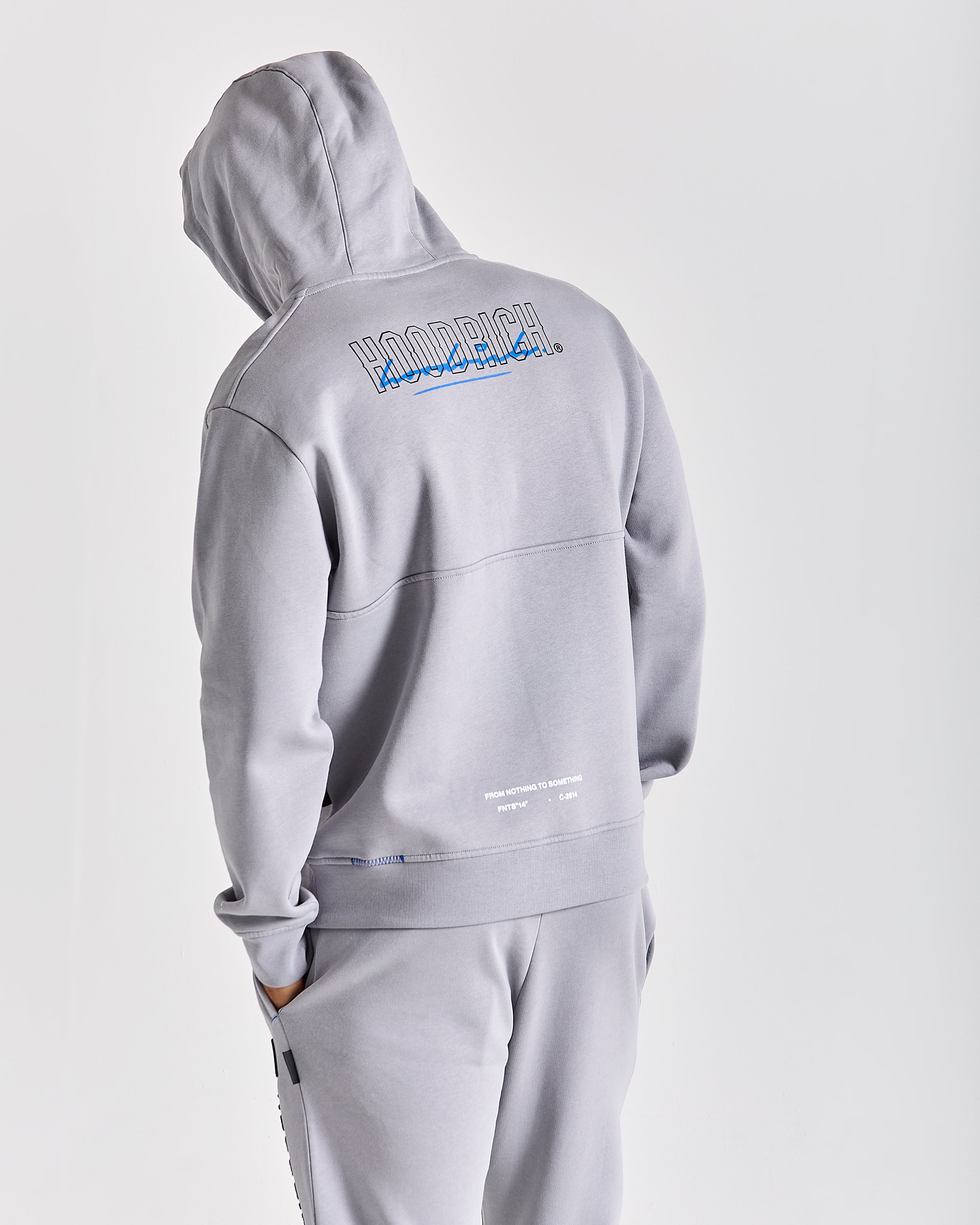 Felpa con cappuccio Blend - Grigio/Nero/Blu