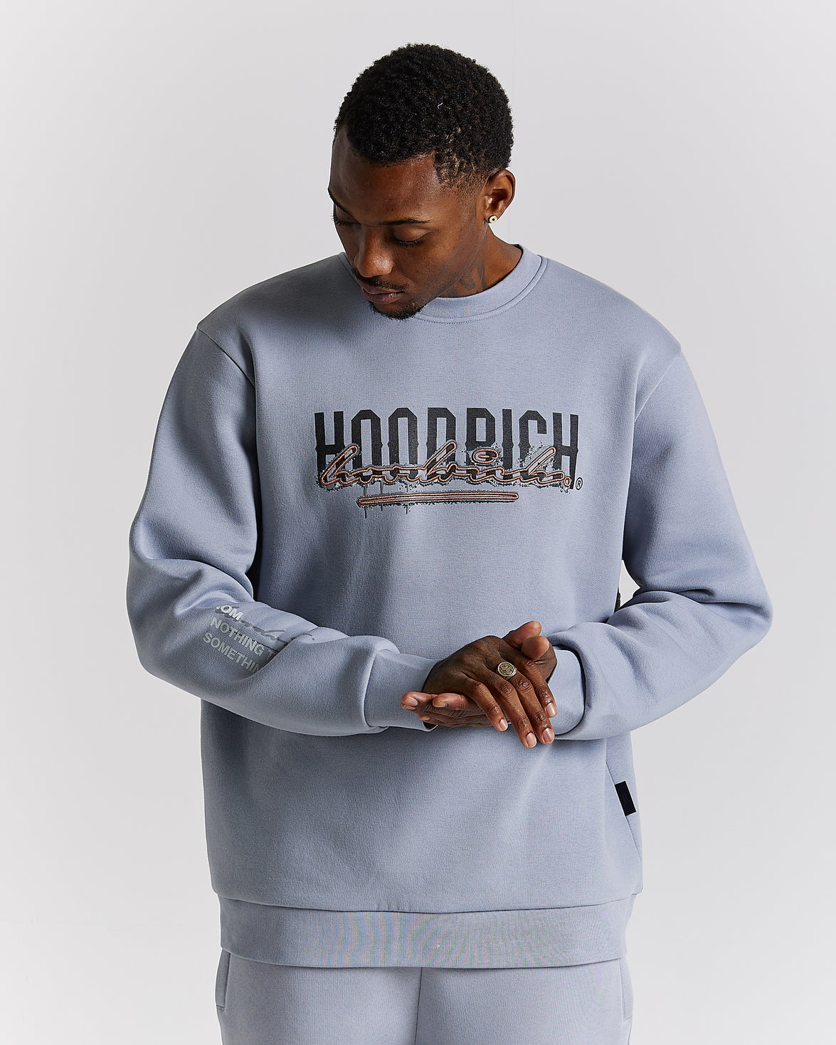 Splatter Sweatshirt - Grey/Black/Copper