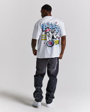 Rebellion Denim Jeans - Grey Wash