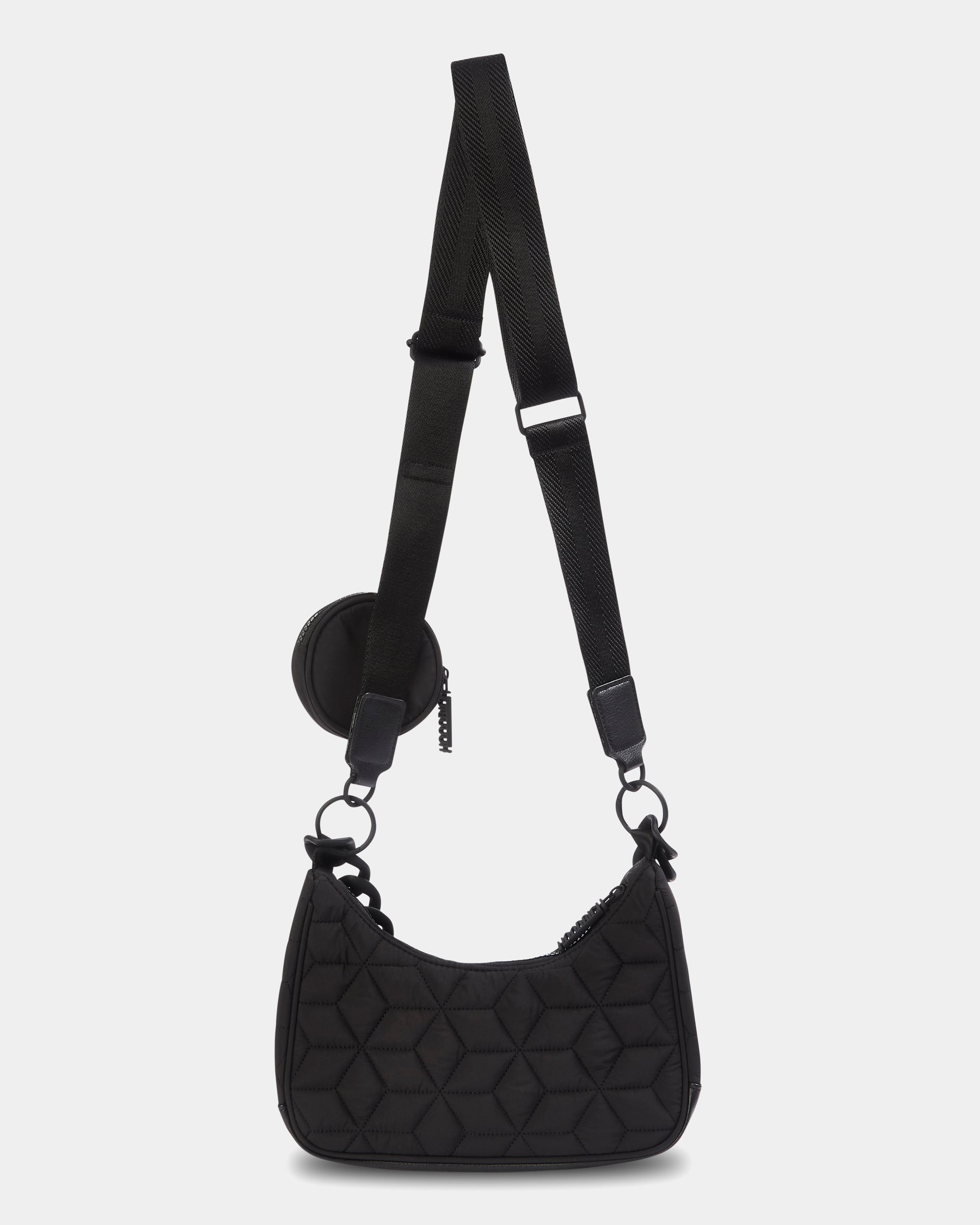 Charmer Womens Cross Body Bag - Black