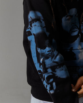 Hustle Boyz N The Hood Hoodie - Black/Blue