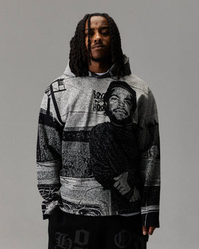 Cruz Boyz N The Hood Tapestry Hoodie - Black/Grey