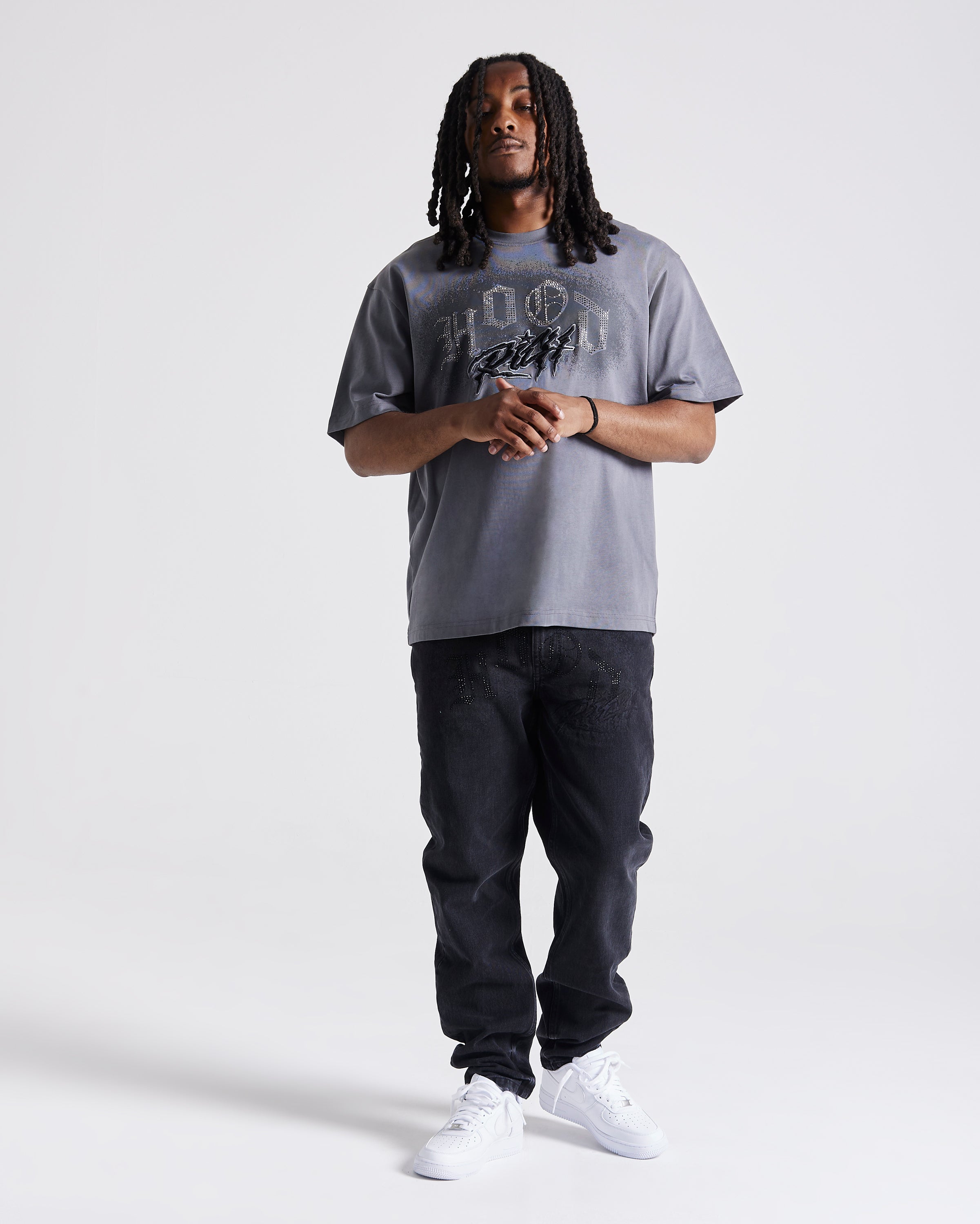 Jeans Iron Denim - Nero lavato