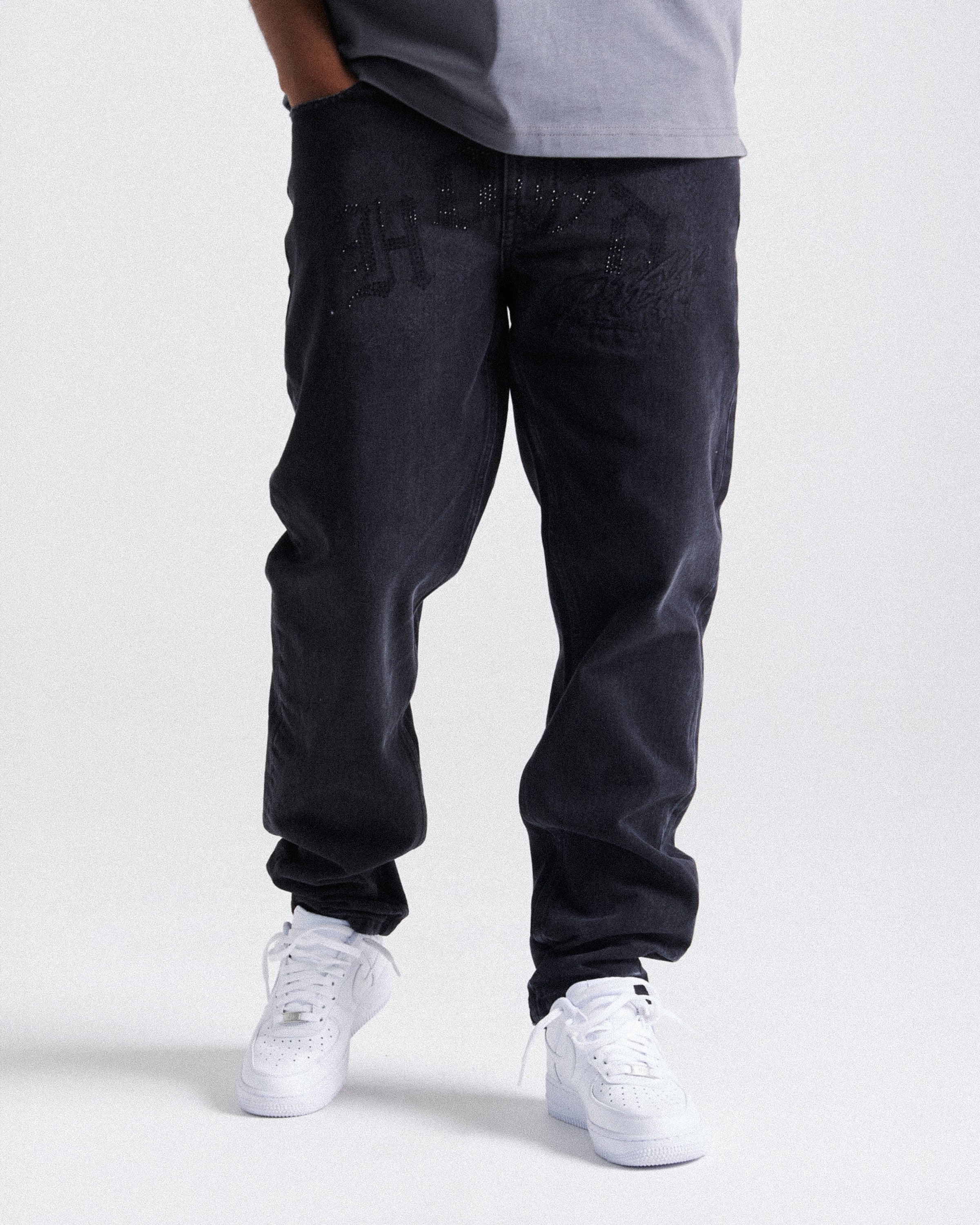 Jeans Iron Denim - Nero lavato