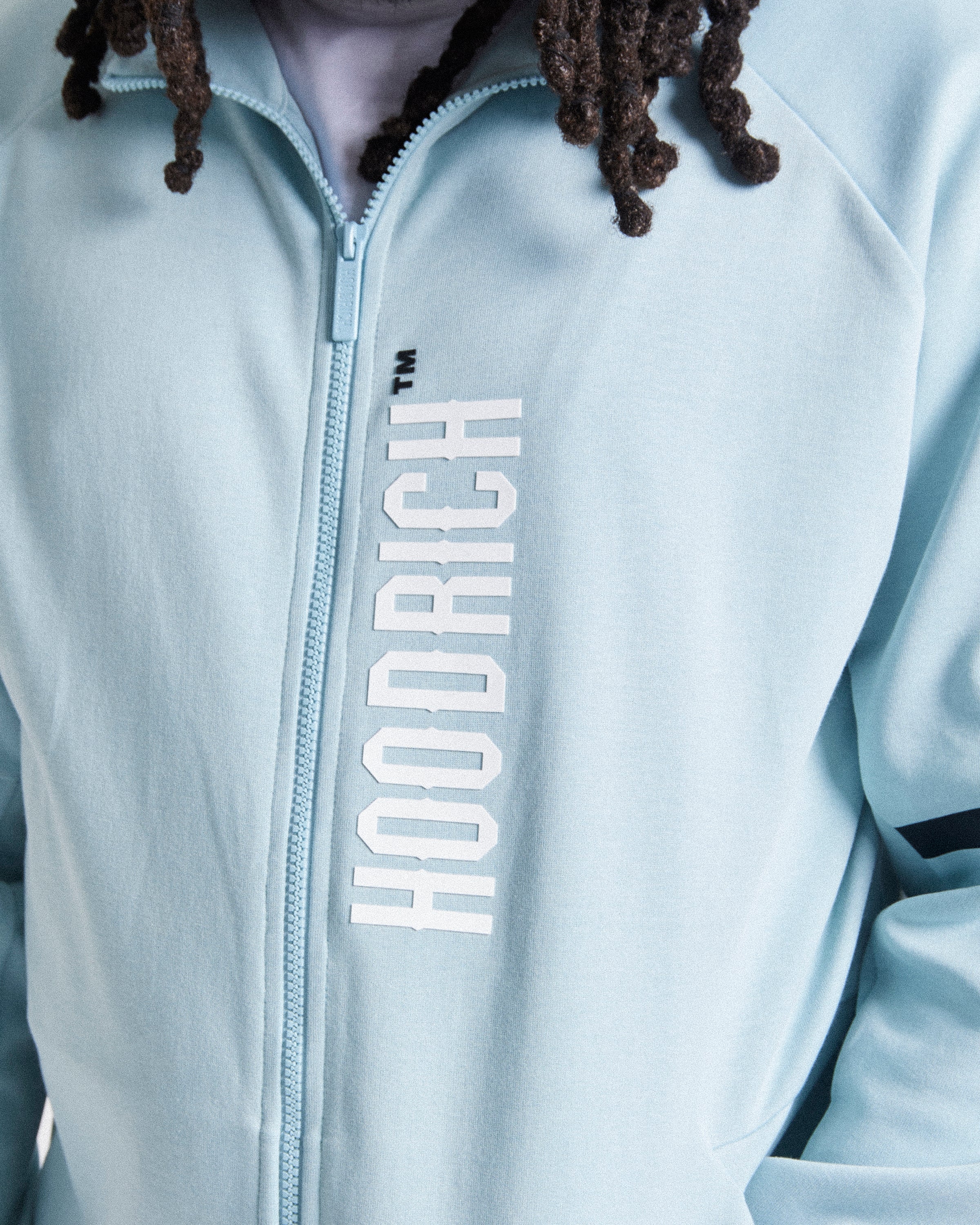 Felpa con cappuccio Circuit Zip - Blu/Bianco/Nero