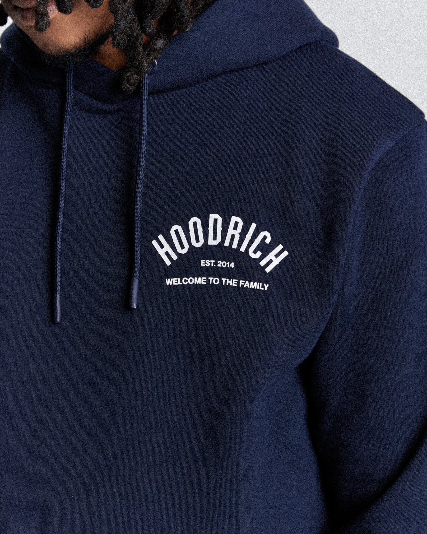 Volcano Hoodie - Navy/White