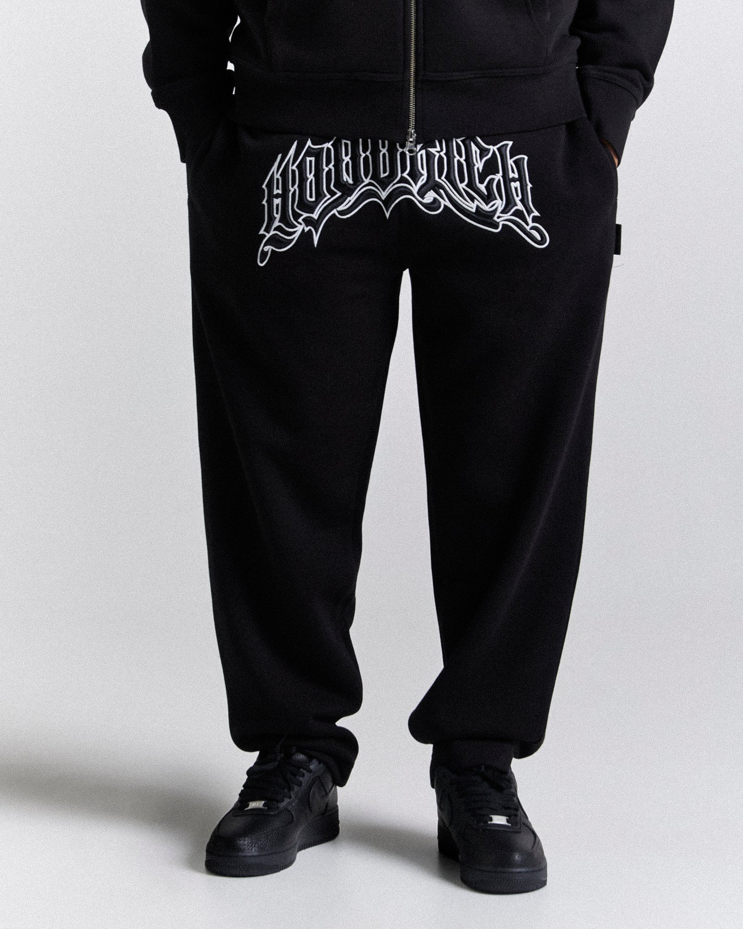 Ritual Oversized Joggers - Black/White