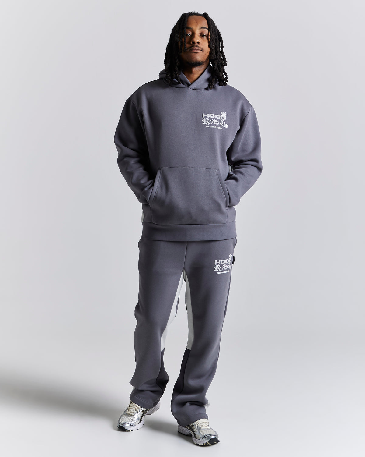 Rec Joggers - Grigio/Bianco