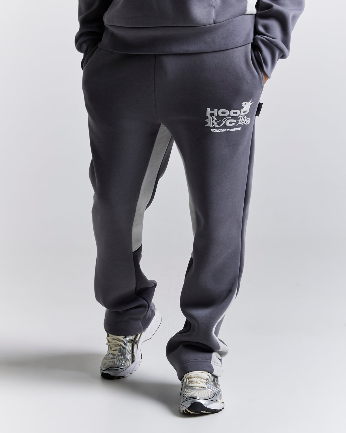 Rec Joggers - Grigio/Bianco